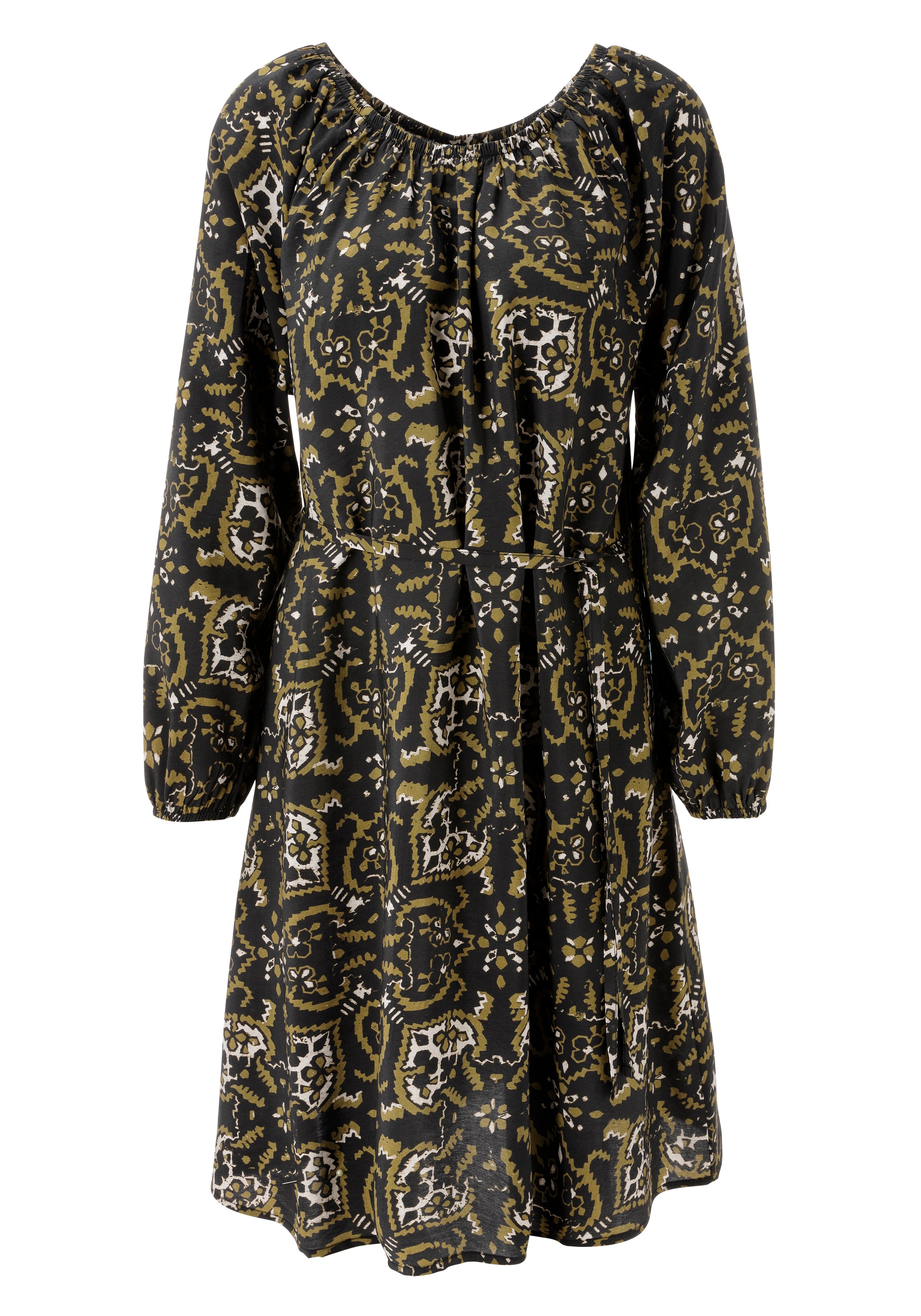 Aniston SELECTED Blusenkleid 2 tlg. mit elastischen Gummizug am Ausschnitt - NEUE KOLLEKTION
