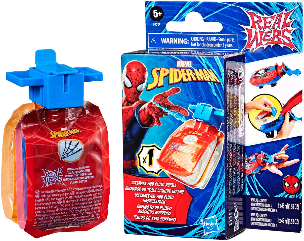 Hasbro Blaster »Marvel Spider-Man Real Webs Fluid Nachfüllpack«