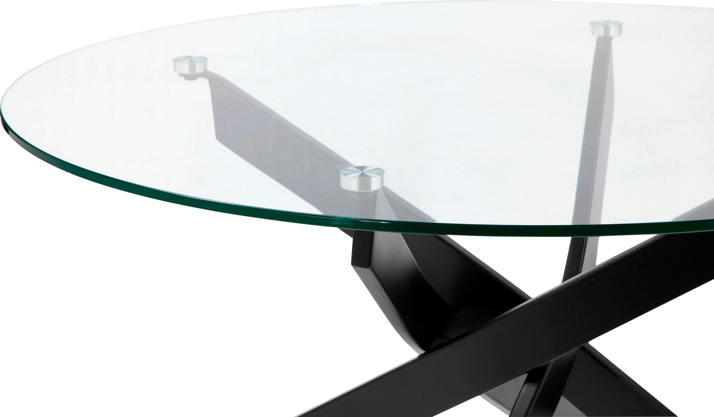 Leonique Couchtisch »Luzie«, in modernem Design, Glastisch