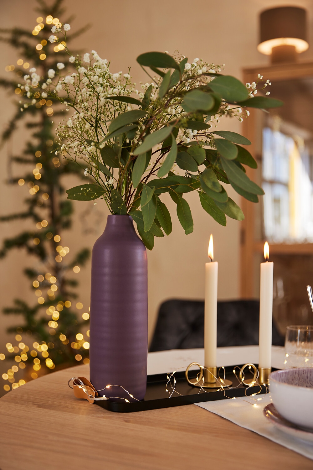 Creativ deco Bodenvase besondere Oberflächenstruktur