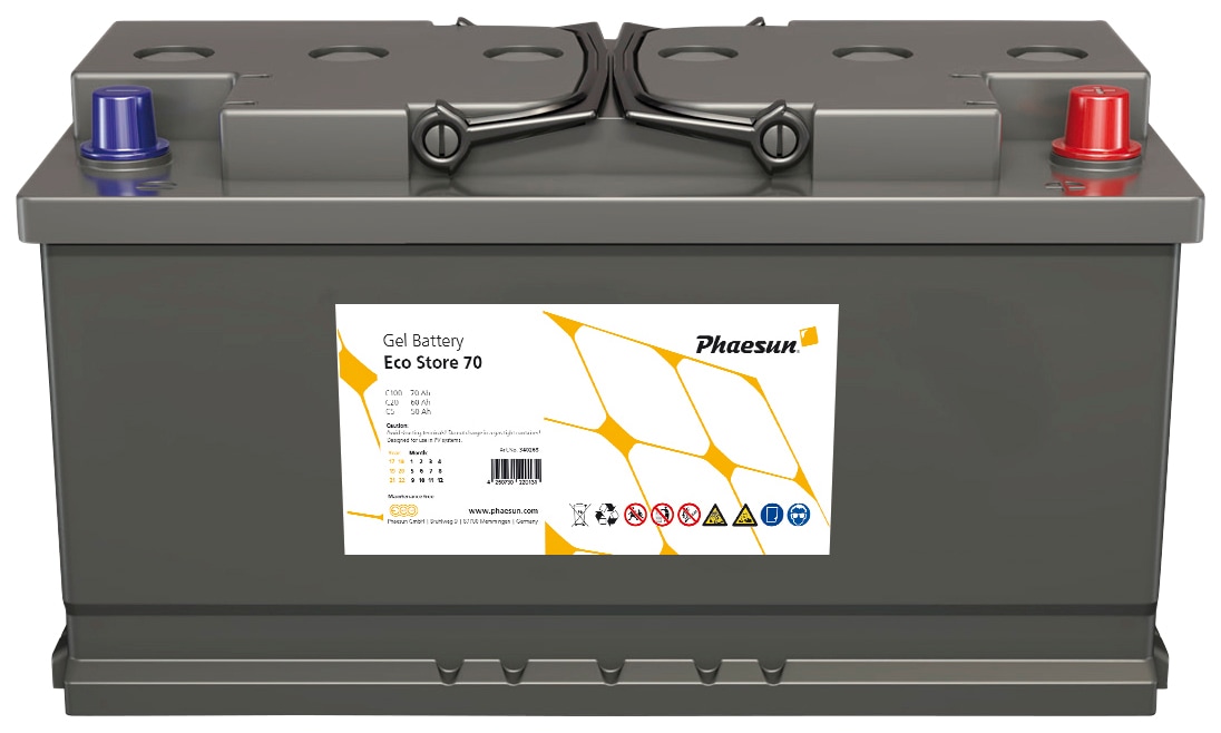 Phaesun Solarakkus »Eco Store 100«, 12 V, 100 Ah (C100), 85 Ah (C20), 12 VDC