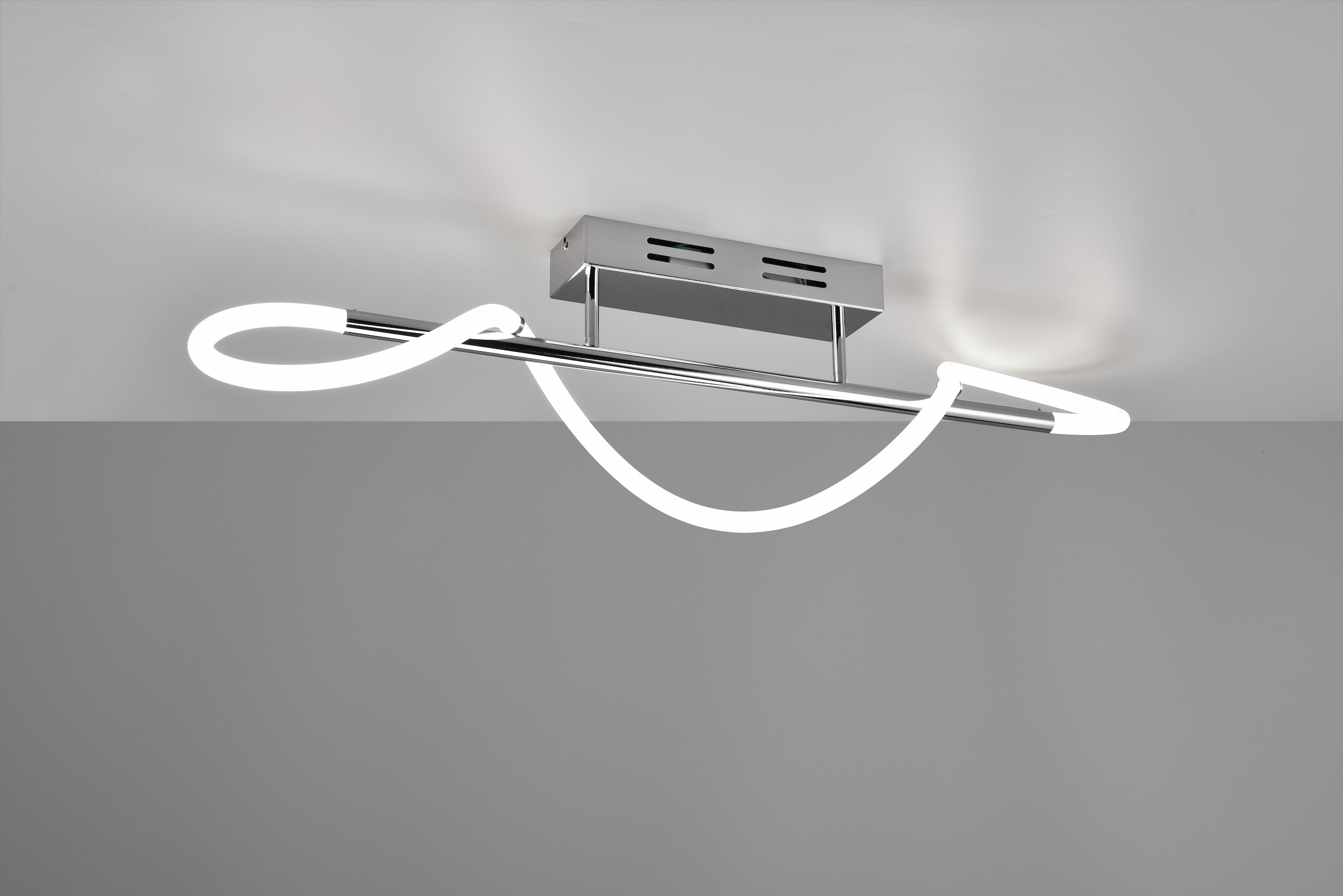 REALITY Leuchten LED Deckenleuchte »ARGOS, Deckenlampe 28W LED kaltweiß 4000K, 3500 Lumen, Switch Dimmer« LED-Board 1 Stk. Kaltweiß in 3 Stufen dimmbar über Wandschalter, 105 x 30 x 34 cm, LED Lichtband