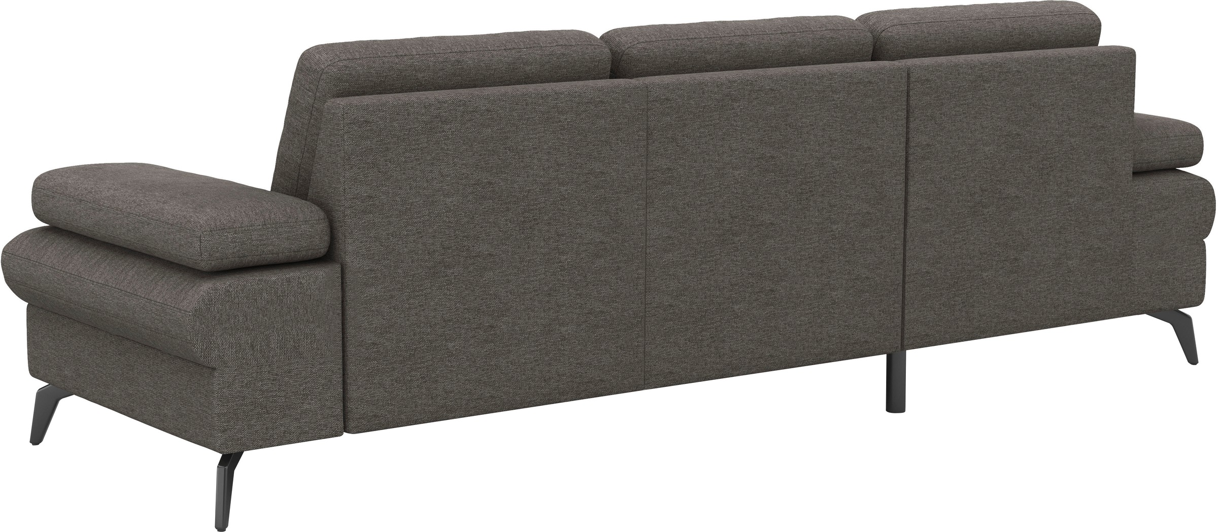 sit&more Ecksofa »Morris Jubi L-Form«, inkl. Armteilfunktion und 1 Zierkissen, wahlweise mit Bettfunktion