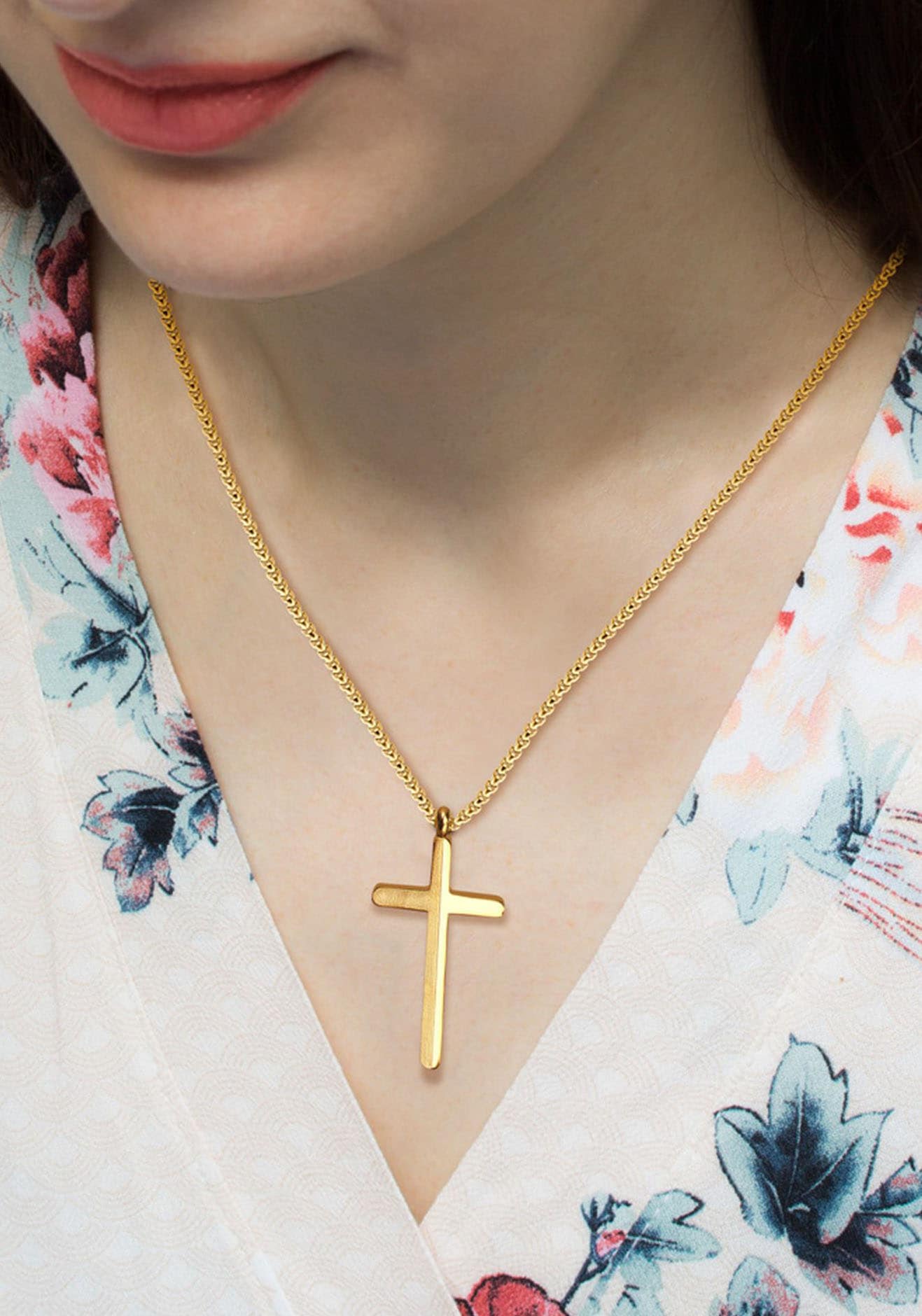 Firetti Kette mit kaufen »Kreuz« auf Anhänger Raten