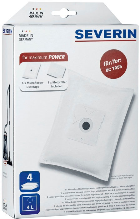 Severin Staubsaugerbeutel »ZB 7219«, 4er- Pack