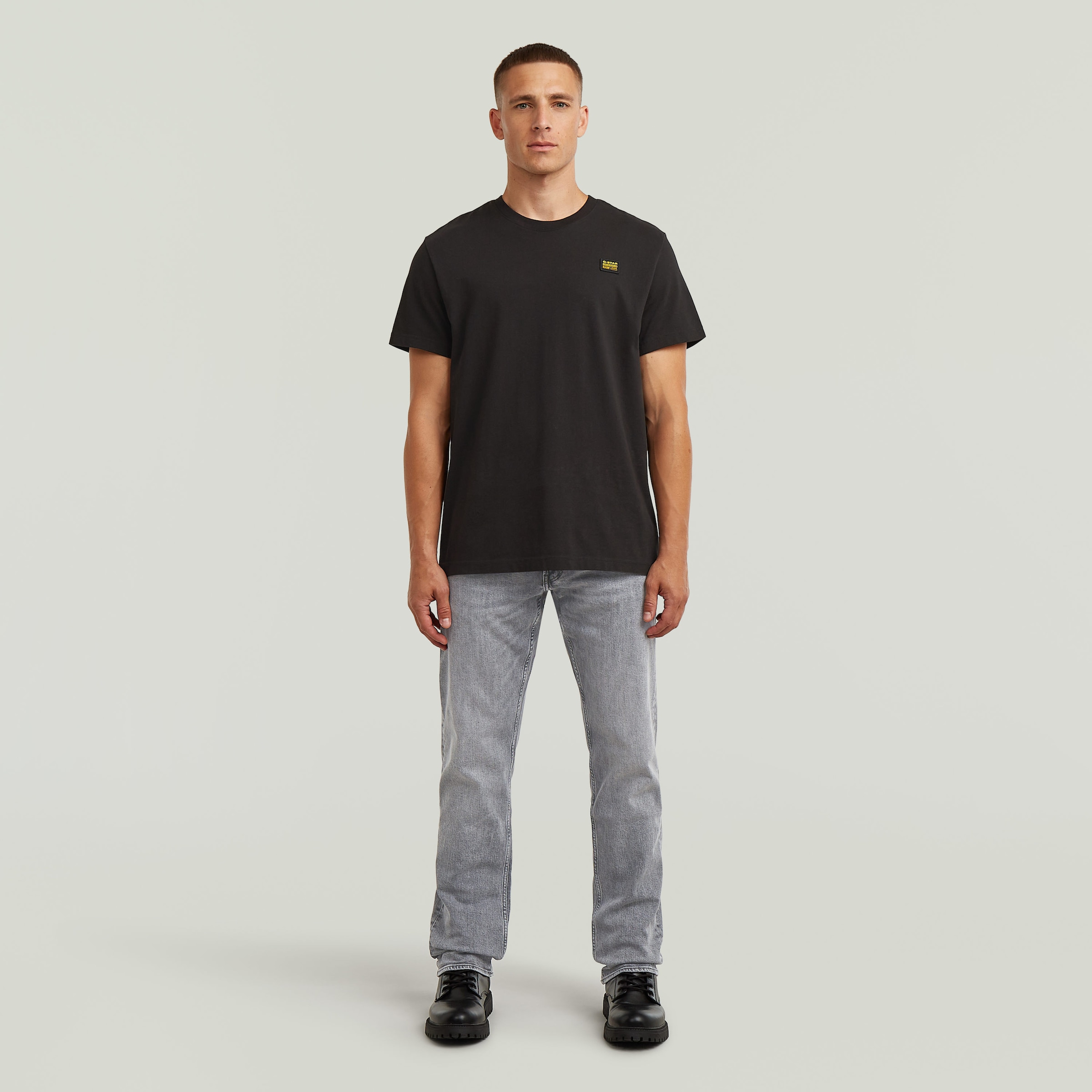 G-STAR Straight-Jeans »Mosa Straight« mit hellen Nähten