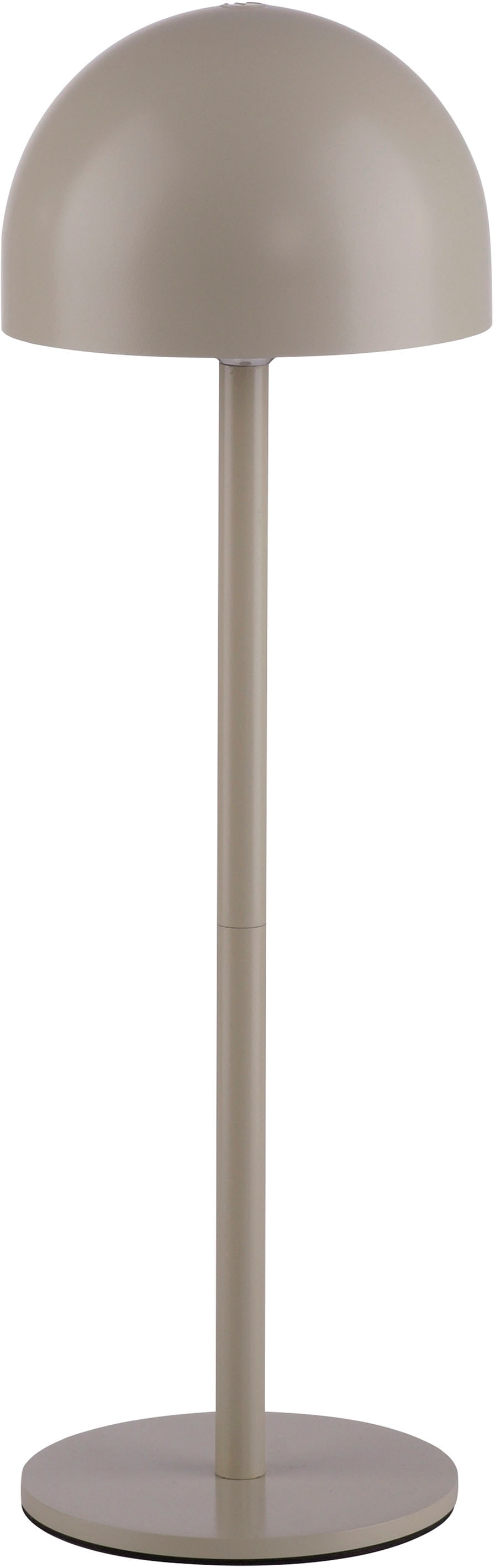 OTTO home Tischleuchte »Akku Tischlampe Garrin Indoor Outdoor, magnetischer Flaschenaufsatz« LED-Board Warmweiß Pilzlampe Flaschenaufsatz, Regulierung der Lichtstärke, Pilz, Lampe