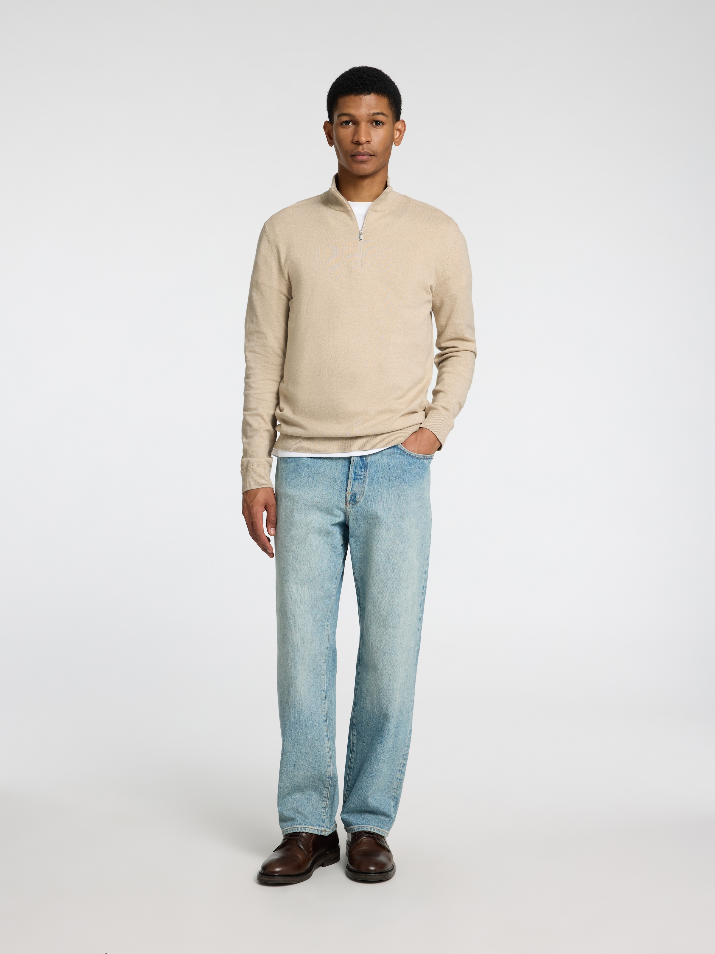 SELECTED HOMME Troyer »SLHBERG HALF ZIP CARDIGAN NOOS«
