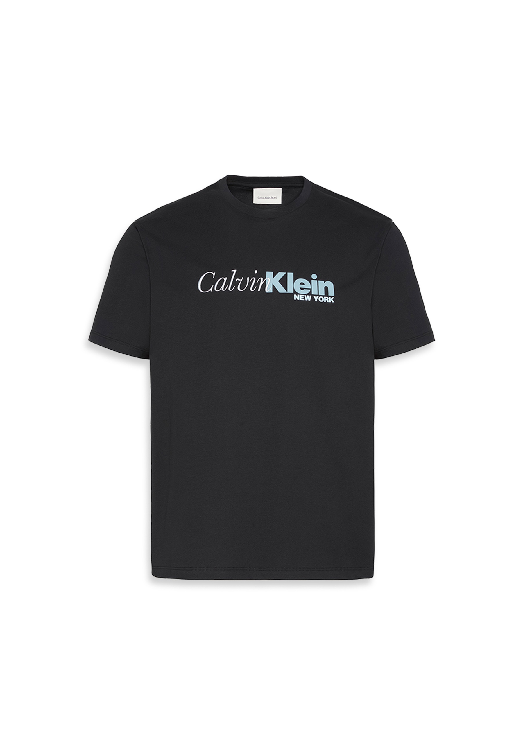 Calvin Klein T-Shirt »SS 20S EU CALVIN CURSIVE GRAPHIC« Mit Rundhalsausschnitt, regular fit