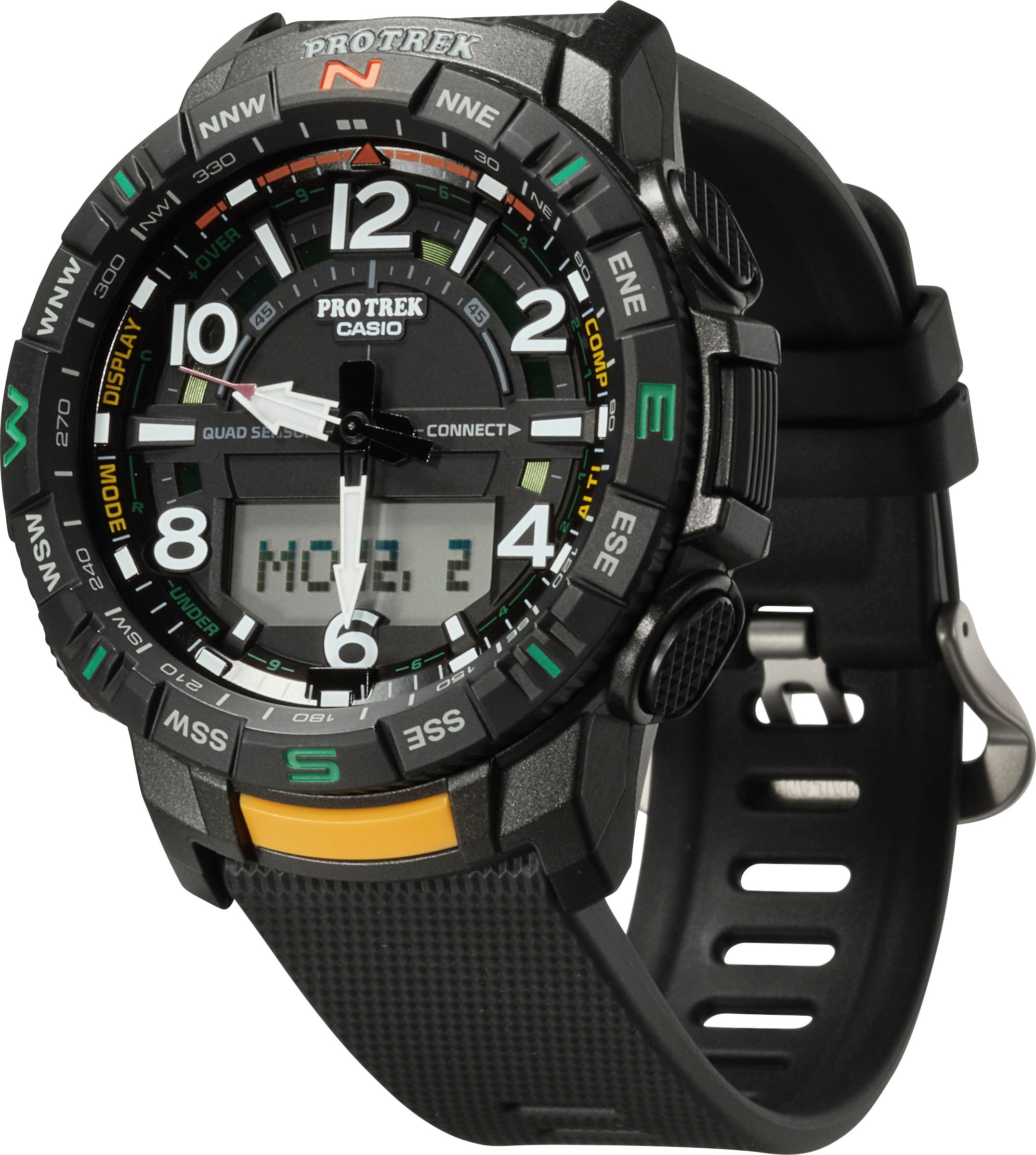 CASIO PRO TREK Smart Smartwatch, Armbanduhr, Herrenuhr, Digitaluhr, Weltzeit, Bluetooth)