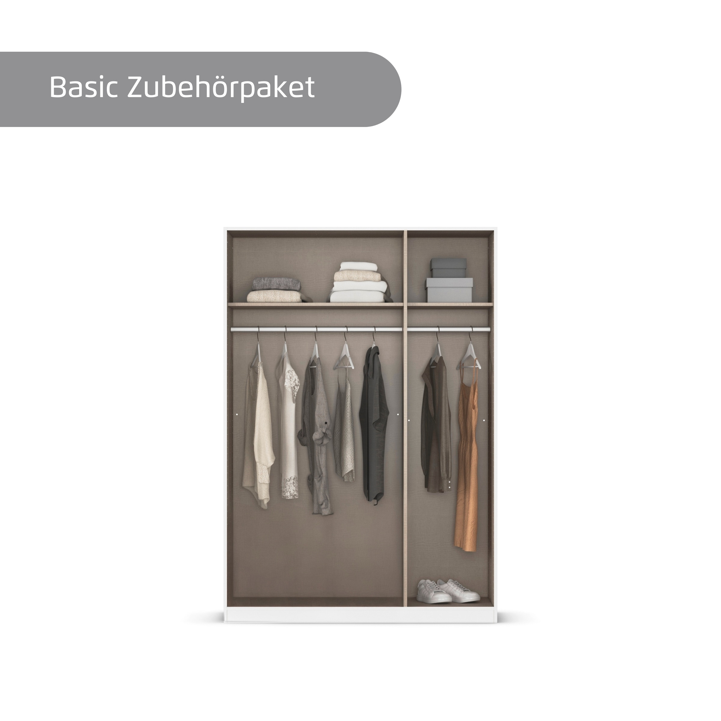 rauch Jugendzimmer-Set »Marlene«, (Set, 4 tlg., in 3 verschiedenen Ausstattungen BASIC/CLASSIC/PREMIUM), erhältlich in verschiedenen Bett- und Schrank-Breiten MADE IN GERMANY
