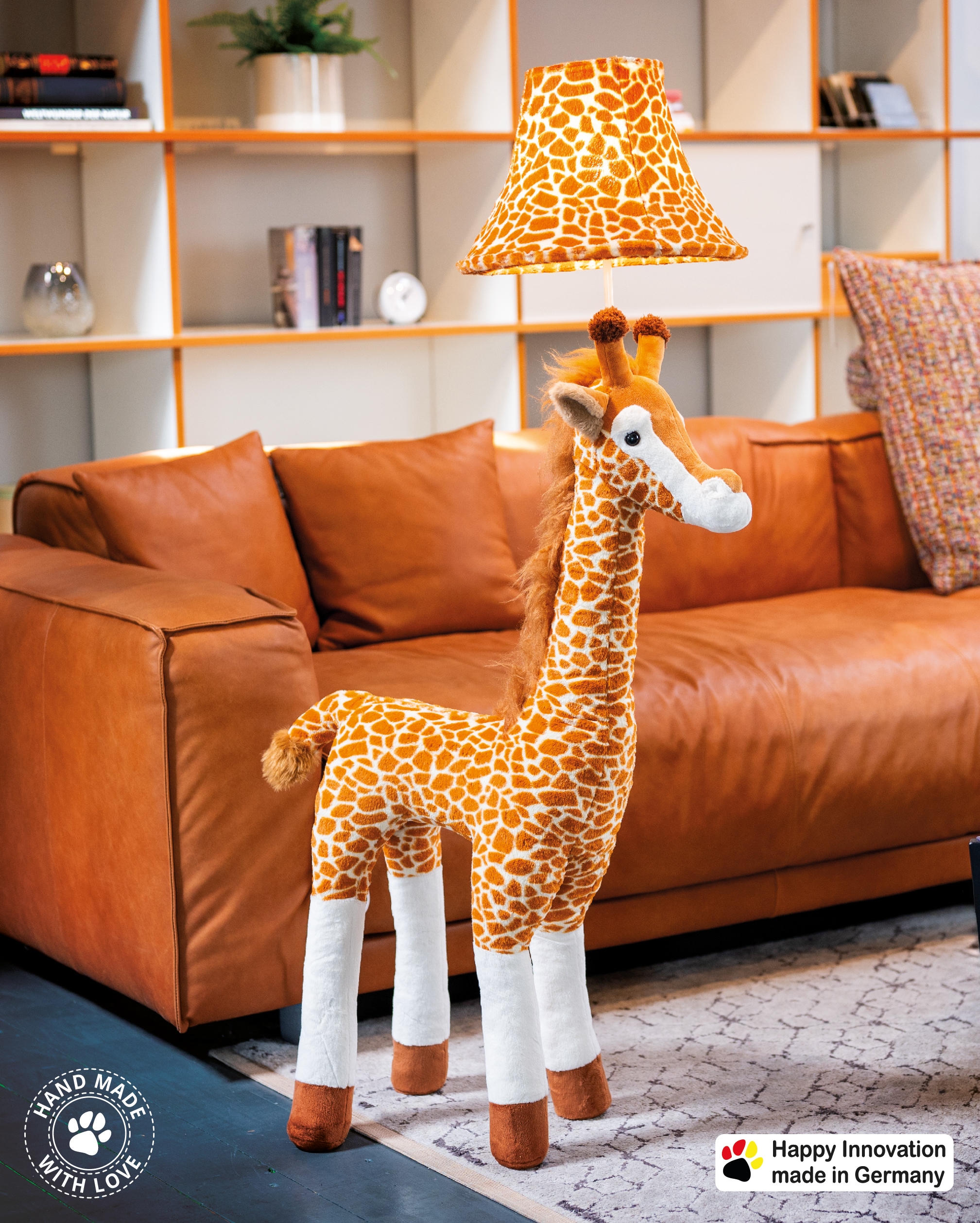 Happy Lamps for smiling eyes LED Stehlampe »Raffi die Giraffe« GU 5,3 1 Stk. Warmweiß Hochwertig, Einzigartig, Zertifiziert