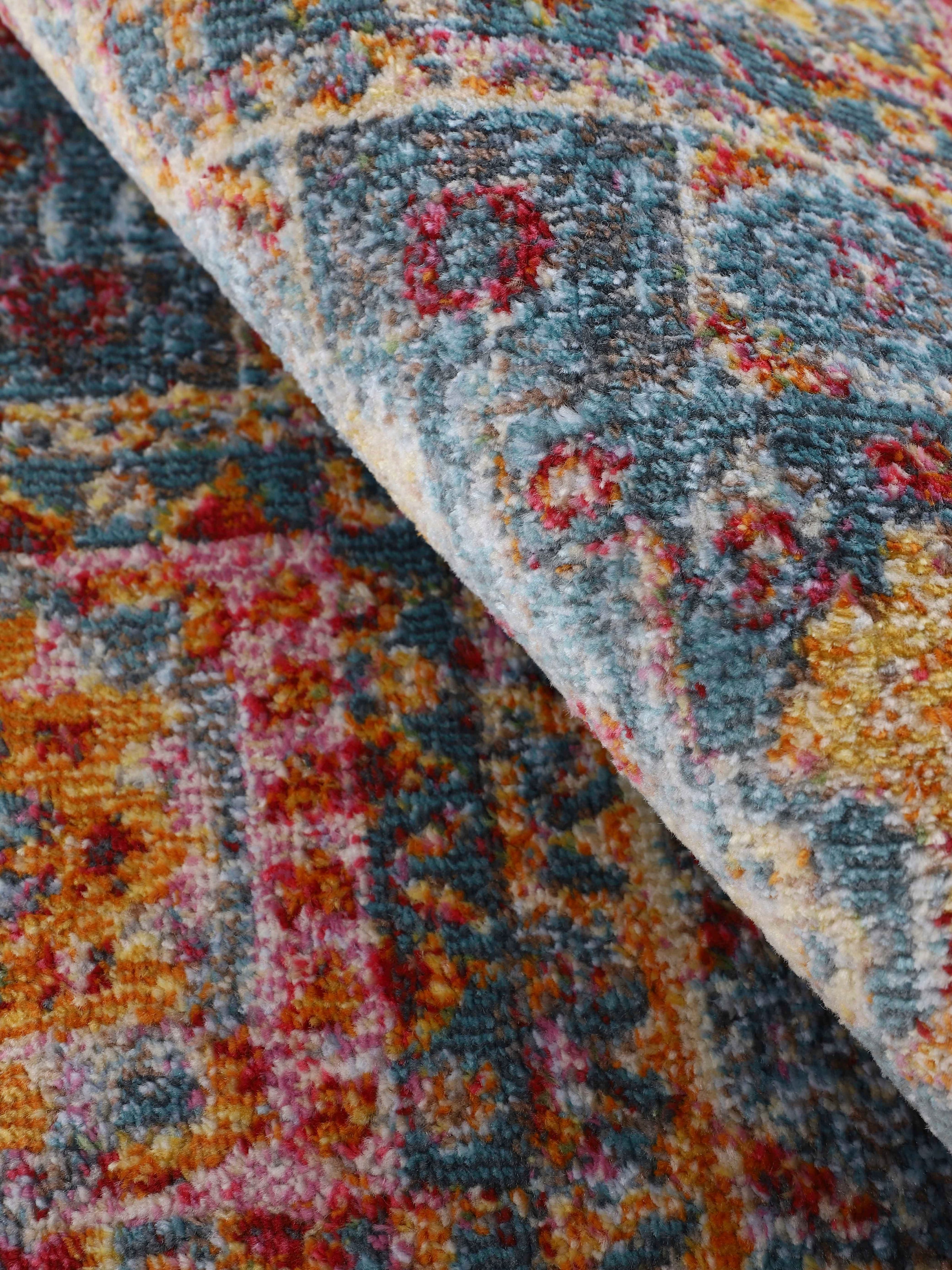 carpetfine Teppich »Helen« rechteckig 7 mm Höhe Vintage Orient Look, Wohnzimmer