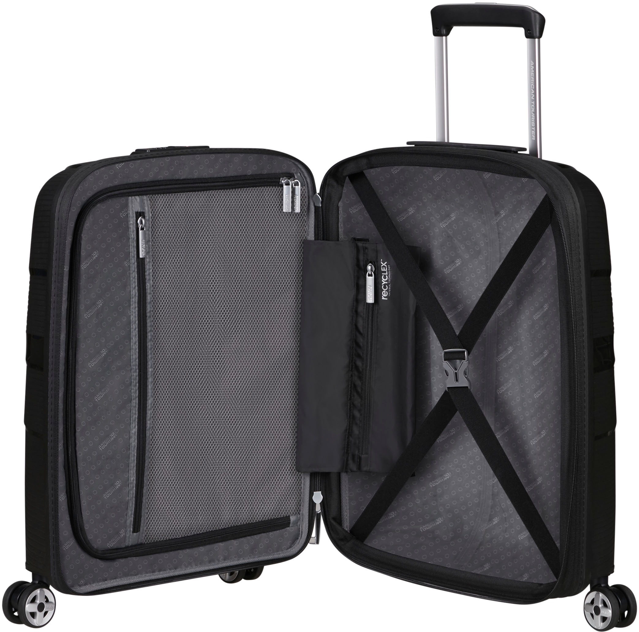 American Tourister® Hartschalen-Trolley »STARVIBE, in verschiedenen Farben und Größen«, 4 Rollen, Handgepäck-Koffer Reisegepäck Koffer TSA-Zahlenschloss