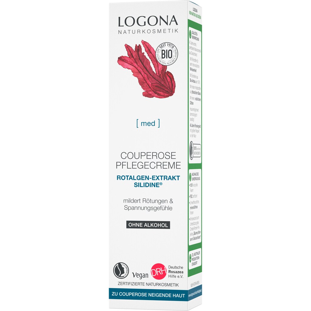 LOGONA Tagescreme »Logona med Couperose Creme Pflegecreme«