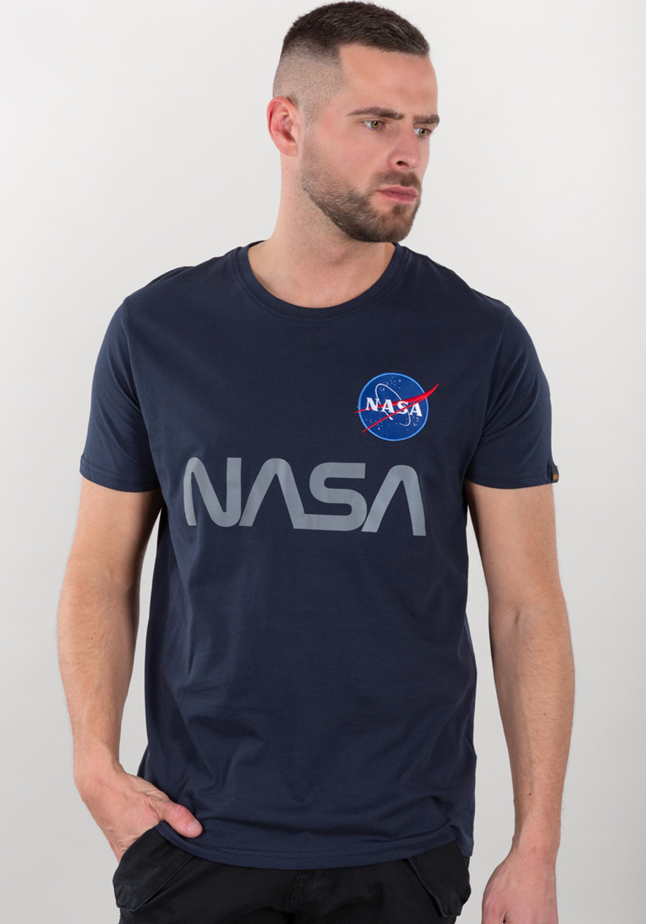 Alpha Industries T-Shirt »ALPHA INDUSTRIES Men - T-Shirts NASA Reflective T«