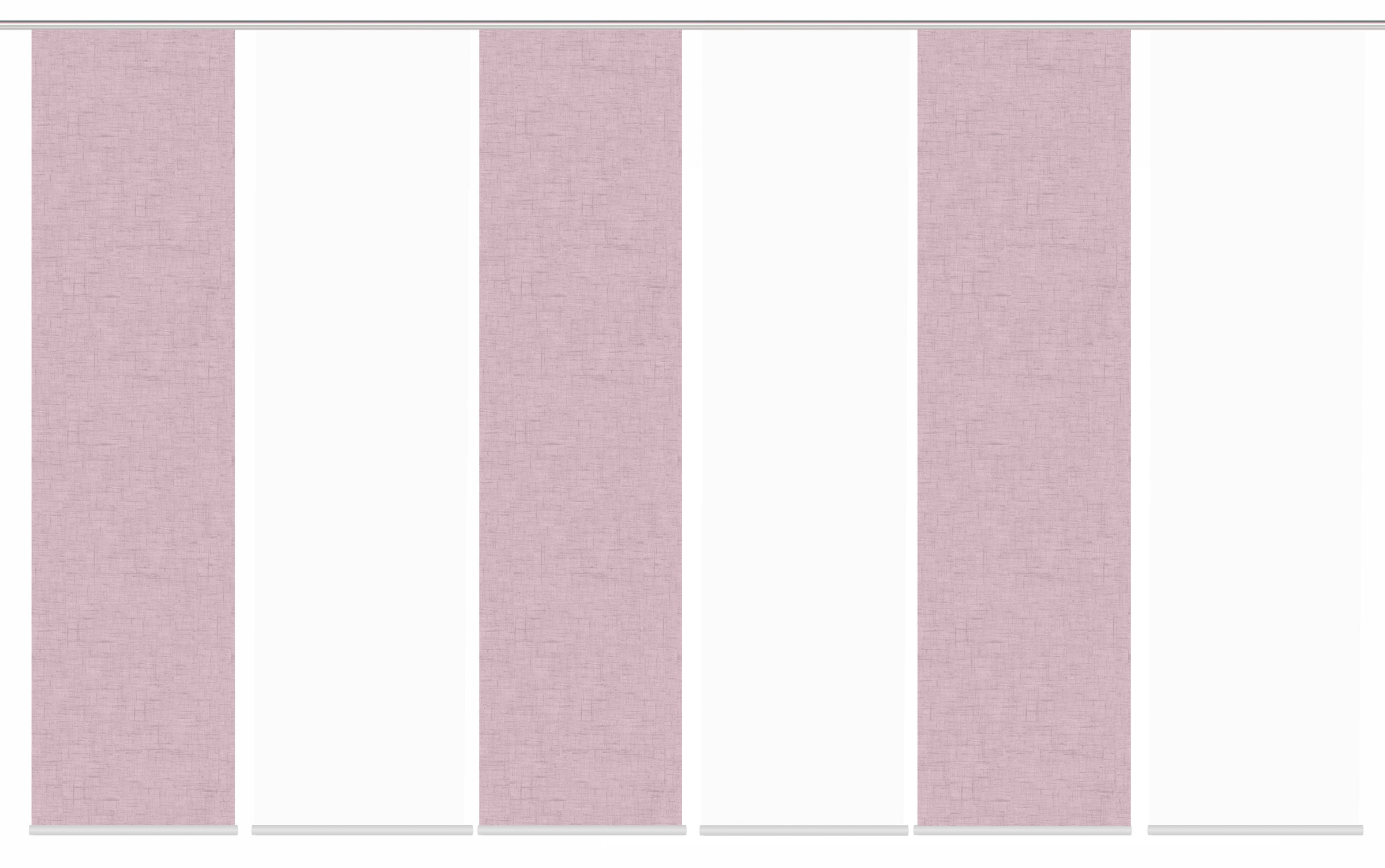 HOME WOHNIDEEN Schiebegardine »PIVE 6er SET«, (6 St.), Schiebevorhang Digidruck 6er Set PIVE