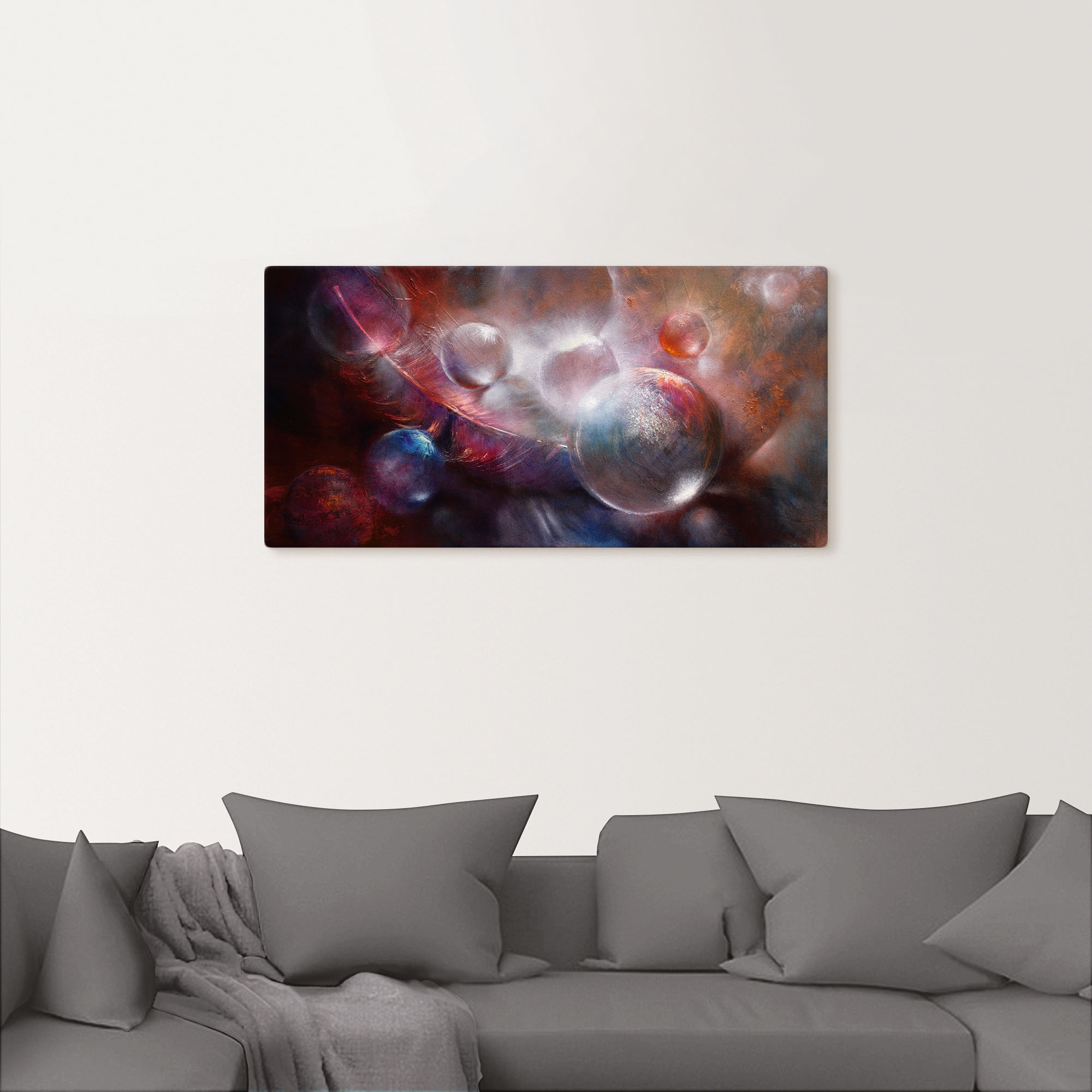 Artland Leinwandbild »Federleicht« Muster 1 Stk. tlg. auf Keilrahmen gespannt