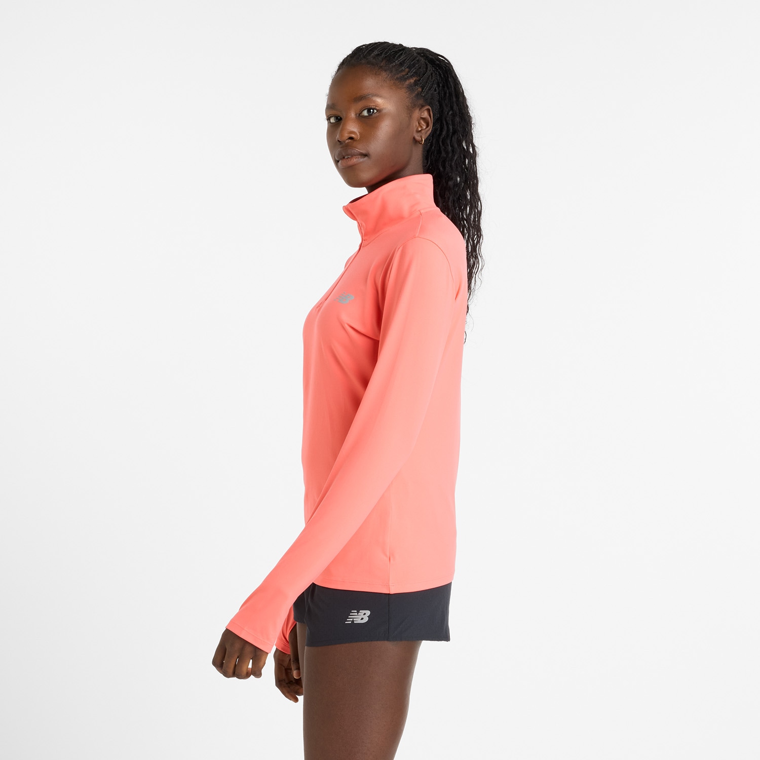 New Balance Laufshirt »Sport Essentials Space Dye Quarter Zip«