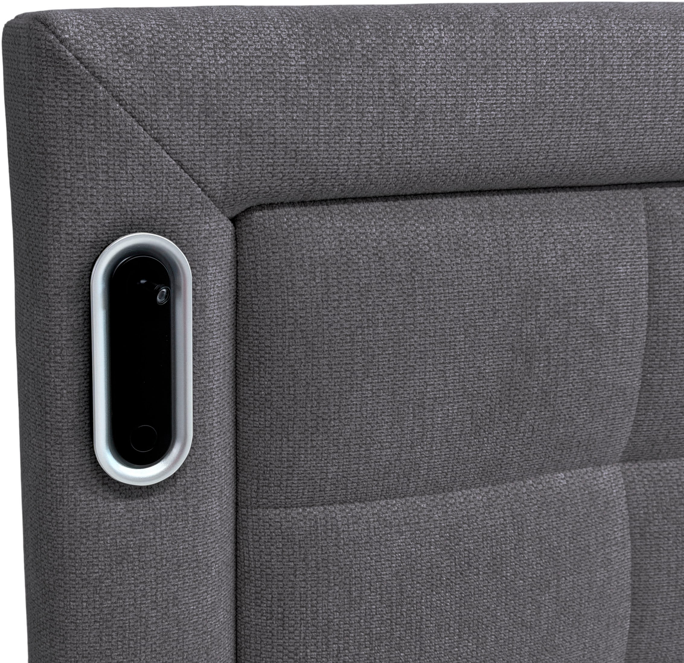 OTTO home Boxspringbett »MIVVA mit Bettkasten, mit Taschenfederkernmatratze H3, H3/H4 mix, H4« mit Kaltschaum- oder Visco-Topper (bei H4), Komfortliegehöhe 67cm