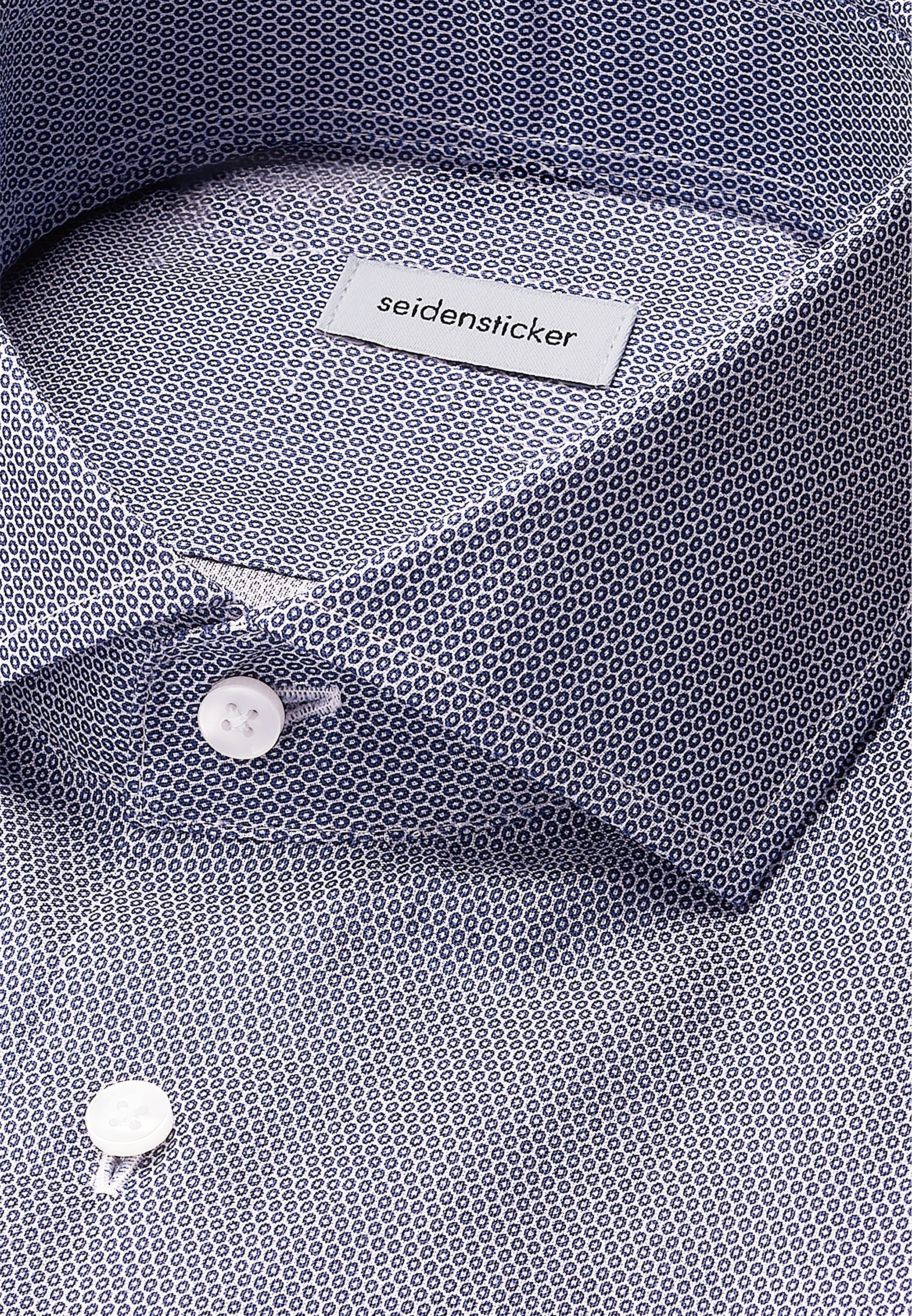 seidensticker Businesshemd »Schwarze Rose« Slim 1/1 Kentkragen Druck