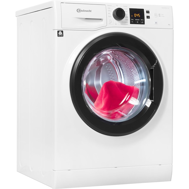 BAUKNECHT Waschmaschine »Super Eco 845 A«, Super Eco 845 A, 8 kg, 1400 U/min,  4 Jahre Herstellergarantie mit 3 Jahren XXL Garantie