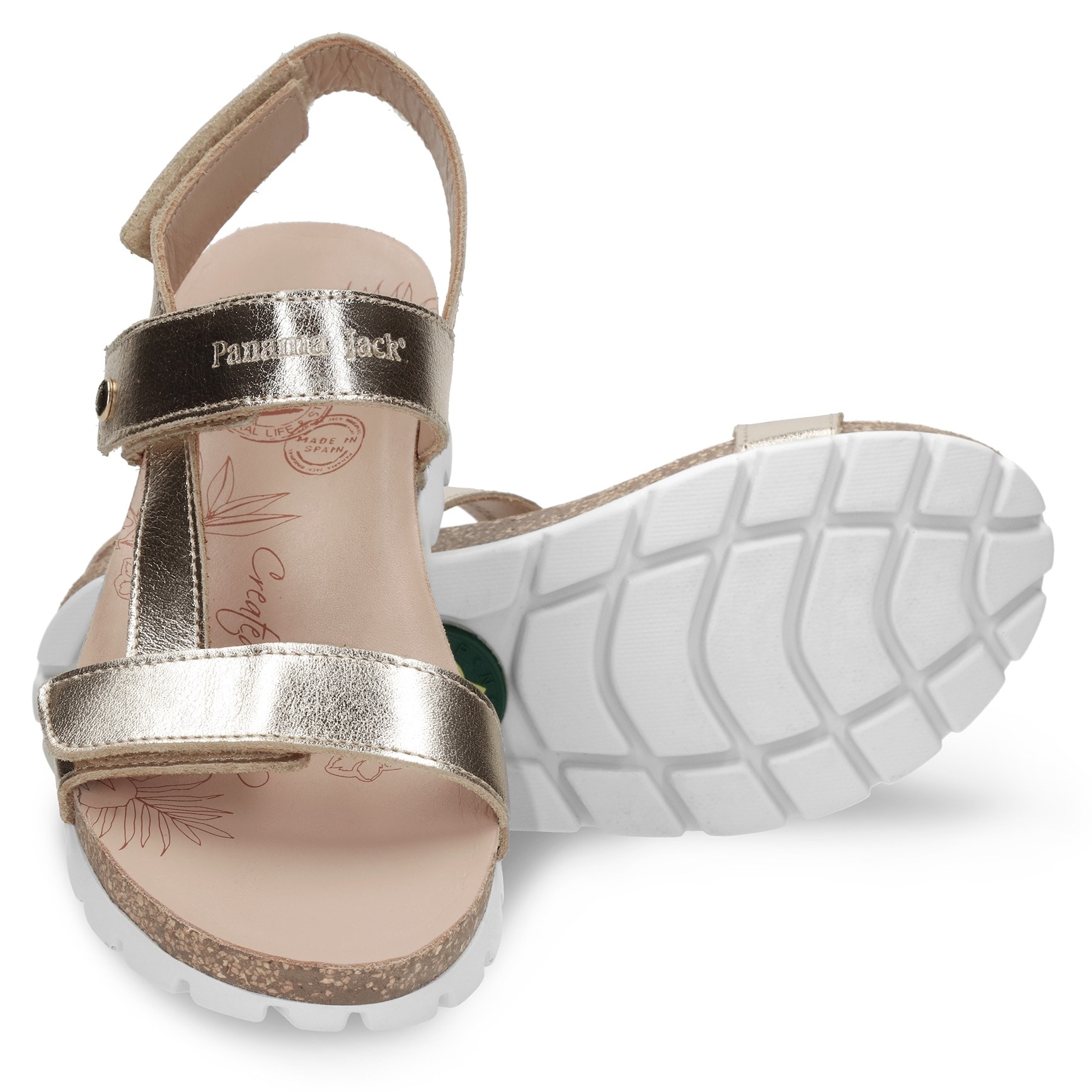 Panama Jack Sandale »Selma«, Sommerschuh, Sandalette, Klettschuh mit komfortablem Tieffußbett