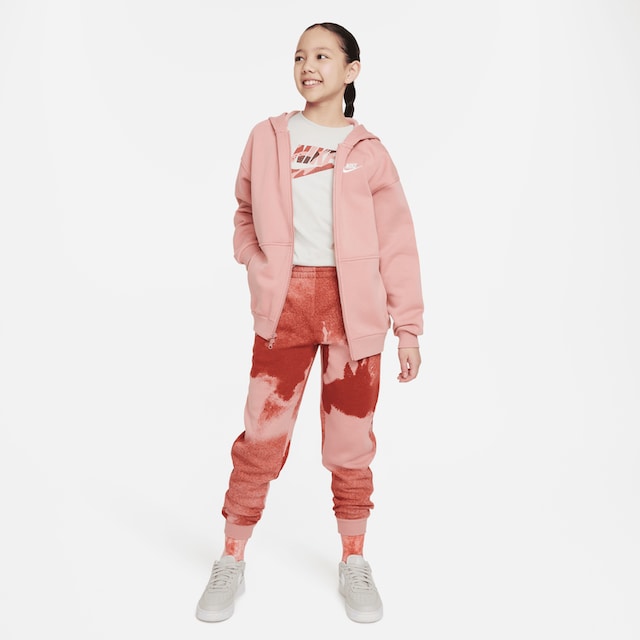 Nike Sportswear Kapuzensweatjacke »CLUB FLEECE BIG KIDS' (GIRLS') OVERSIZED FULL-ZIP  HOODIE« bestellen | UNIVERSAL