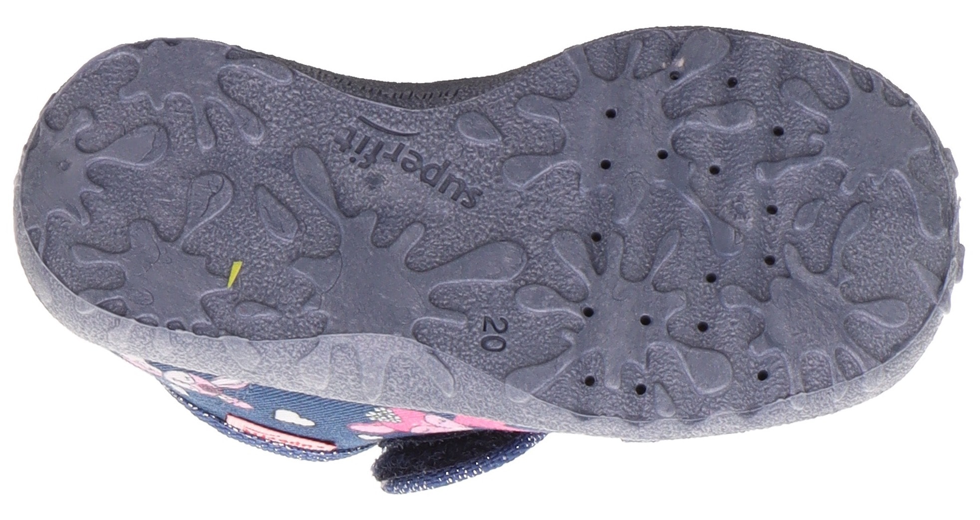 Superfit Hausschuh »SPOTTY WMS: Mittel«, Klettschuh, Kindergarten Schuh mit süßem Motiv