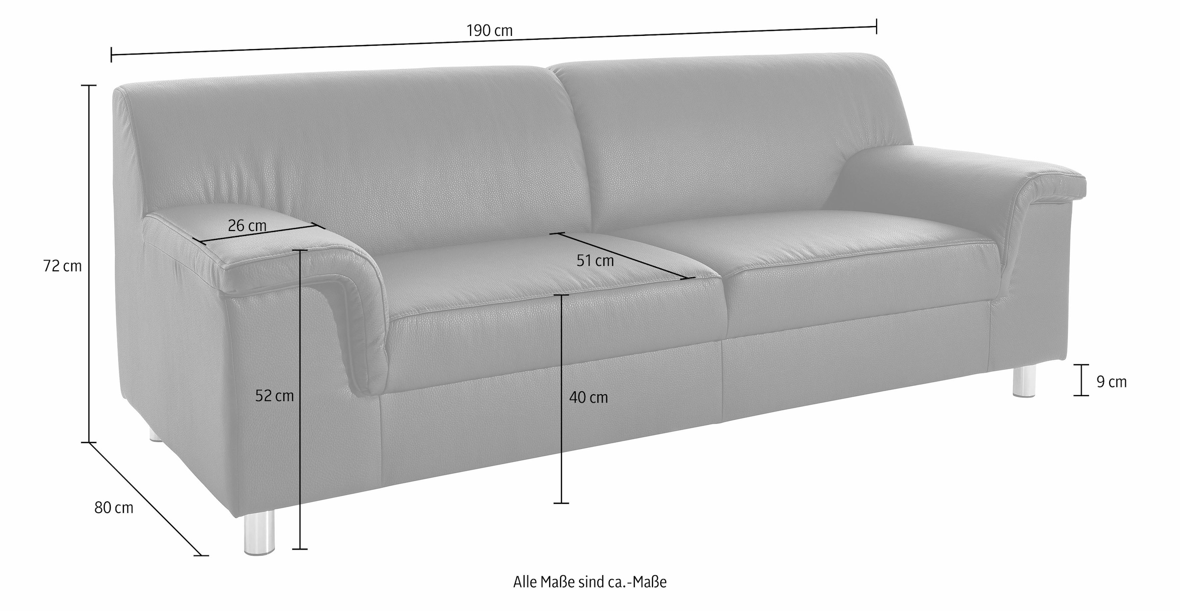 INOSIGN 2,5-Sitzer