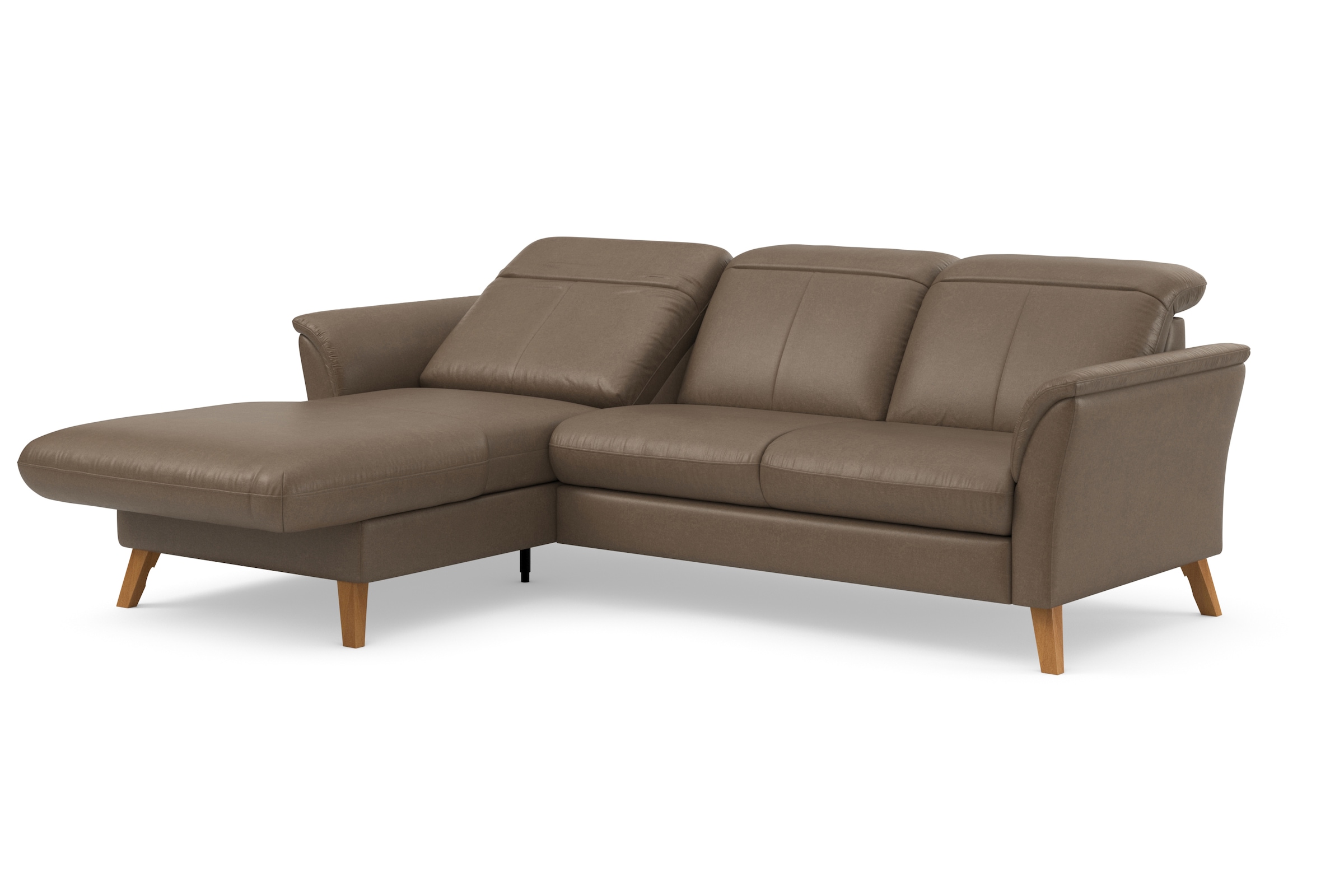 sit&more Ecksofa »Romero L-Form«, wahlweise mit oder ohne Relax-Funktion, Bettfunktion, Bettkasten