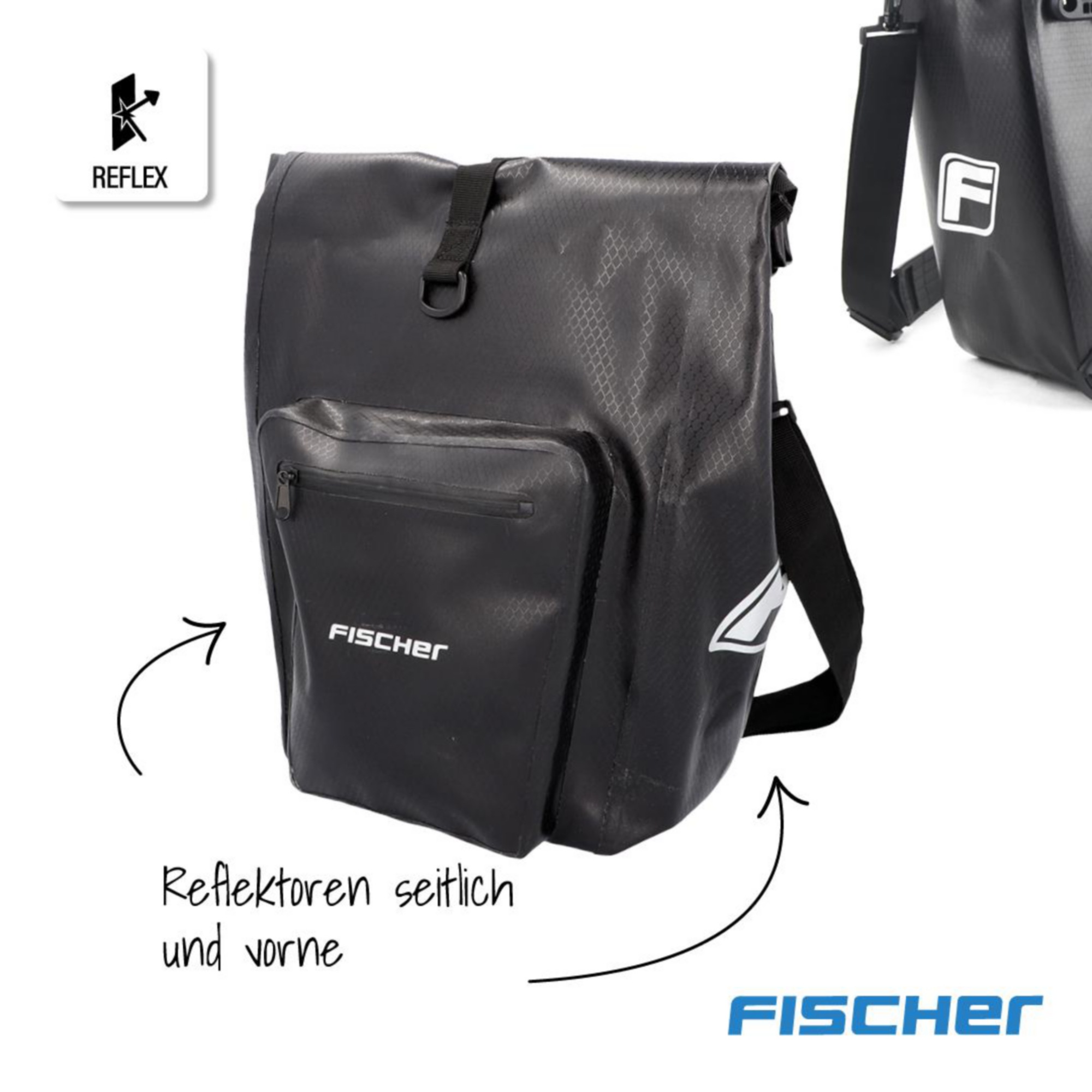 FISCHER Fahrrad Gepäckträgertasche »PLUS Terra«
