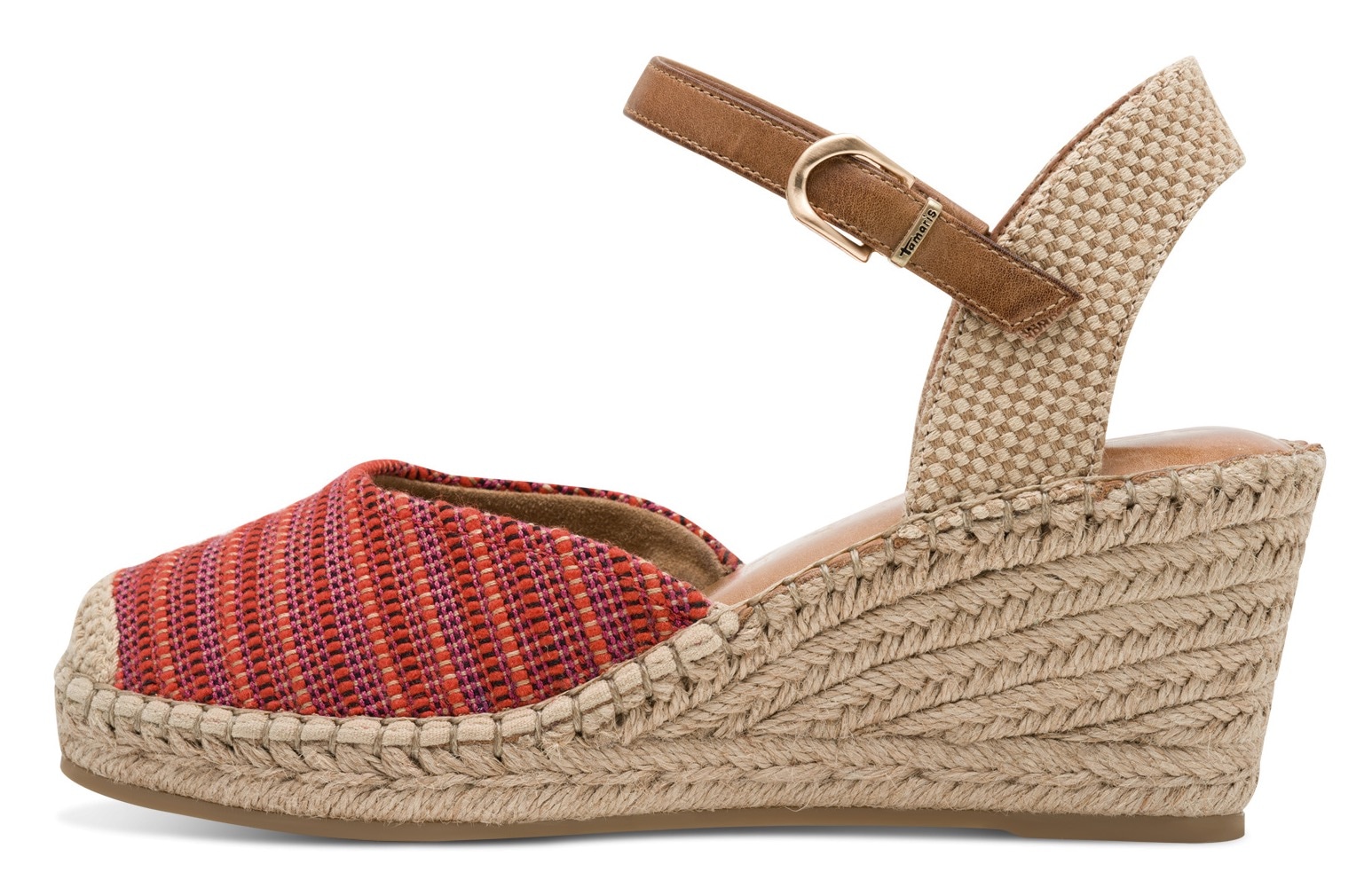 Tamaris Keilsandalette  , Plateau, Sommerschuh mit geschlossenem Zehenbereich