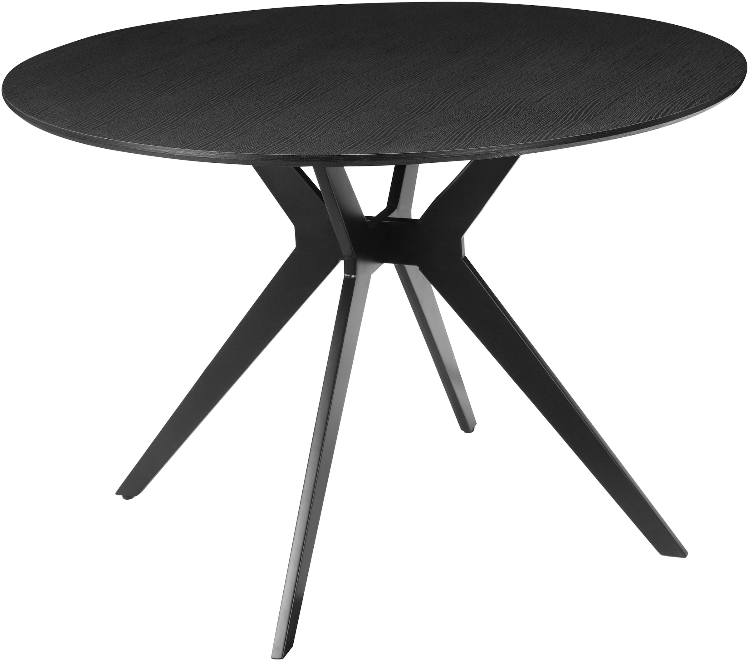 OTTO home Esstisch "La Roche" Gestell aus Metall, fühlbare Struktur, Höhe 75 cm