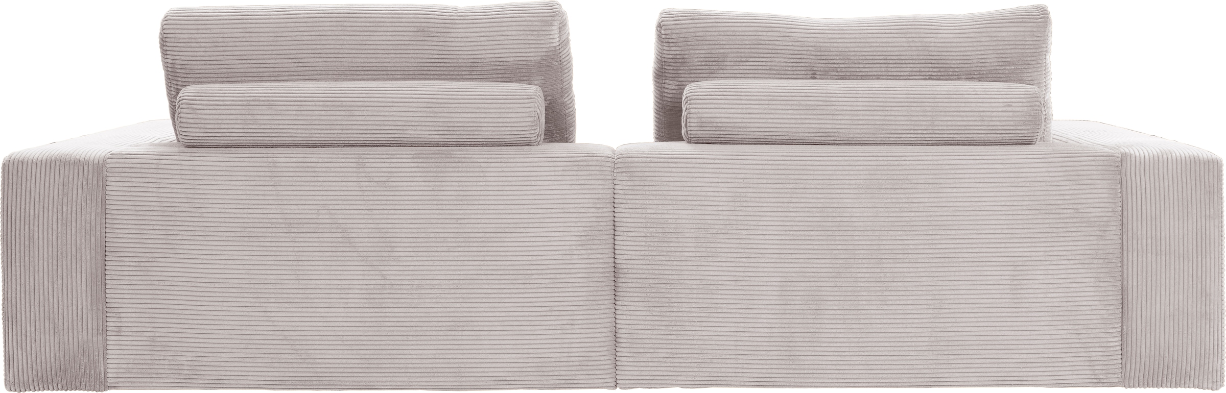 alina Big-Sofa »Sandy«, 266 cm breit und 123 cm tief, in modernem Cordstoff