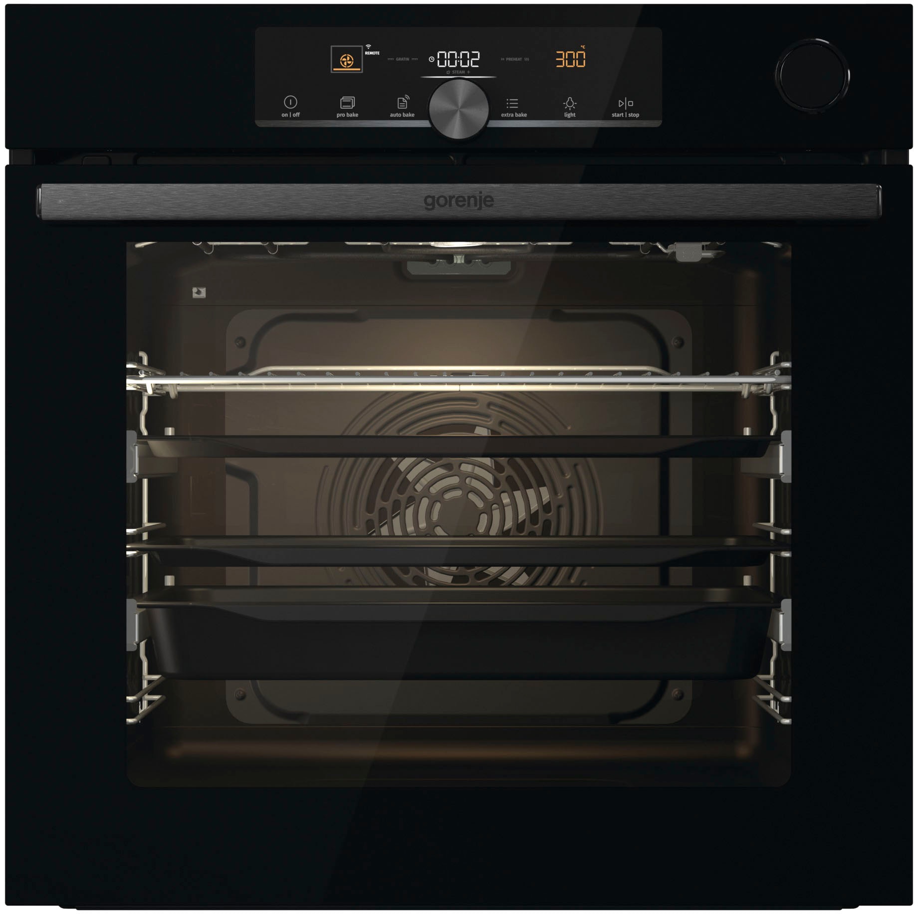 GORENJE Backofen »BSA6747A04BGWI« mit 2-fach-Teleskopauszug AirFry-Funktion