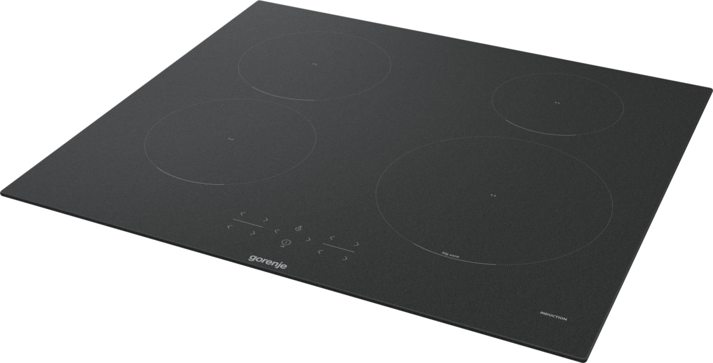 GORENJE Induktions-Kochfeld »GI6401MSC matt« kratzresistente matte Oberfläche mit BigZone 23cm & PowerBoost