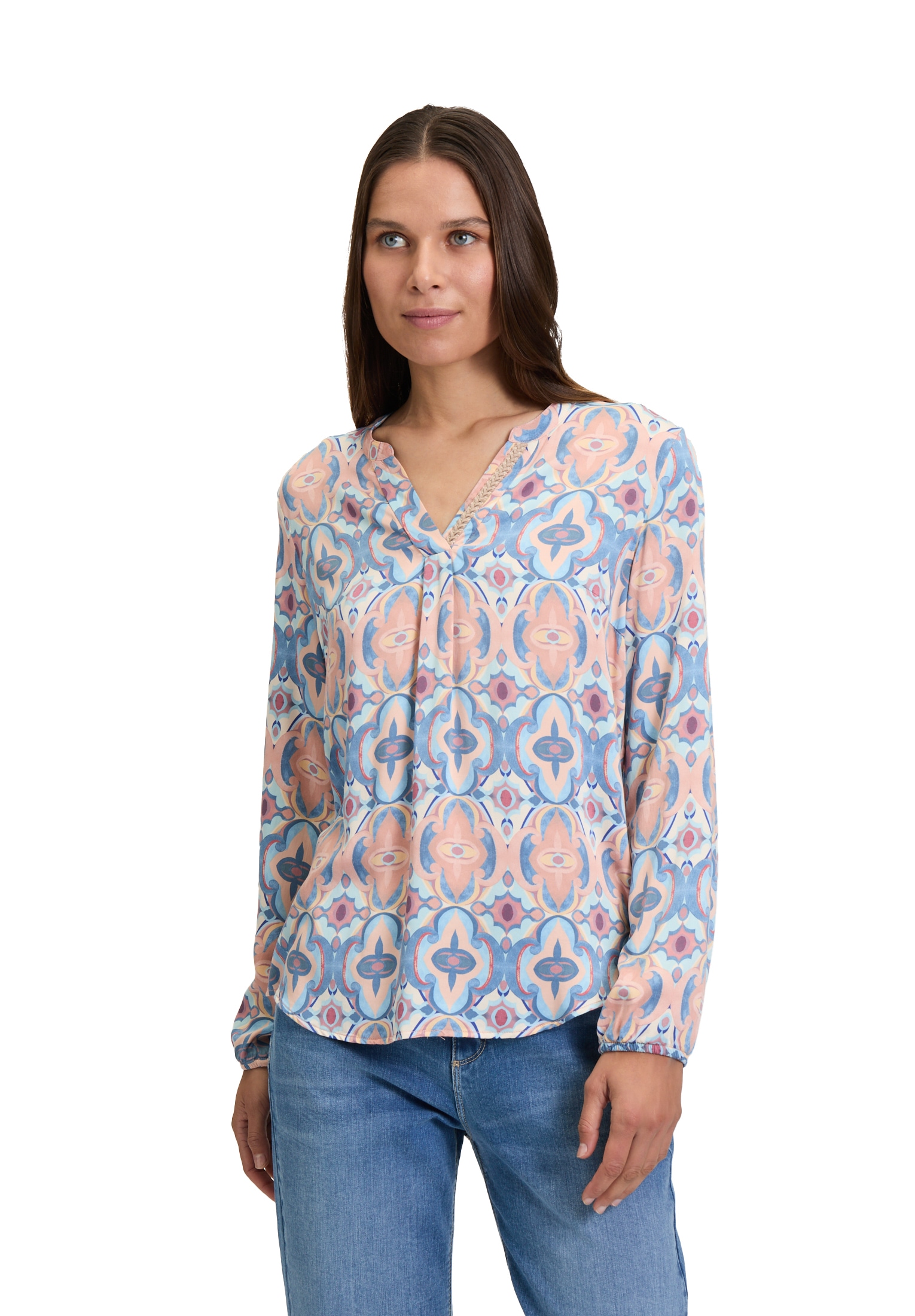 Cartoon Klassische Bluse »Blusenshirt mit Muster«