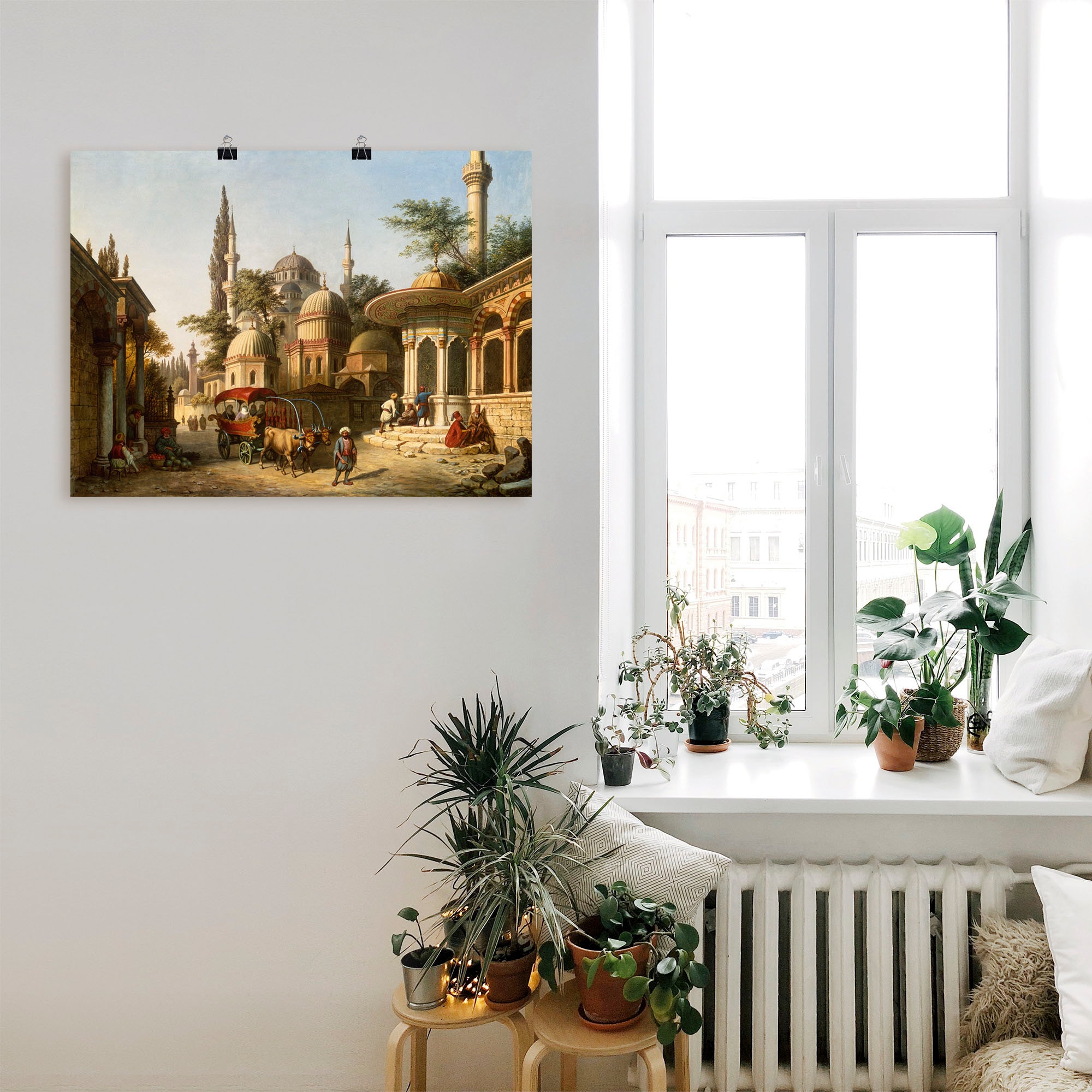 Artland Wandbild »Ansicht einer Moschee in Istanbul« Gebäude 1 Stk. tlg. als Alubild, Leinwandbild, Poster in verschied. Größen