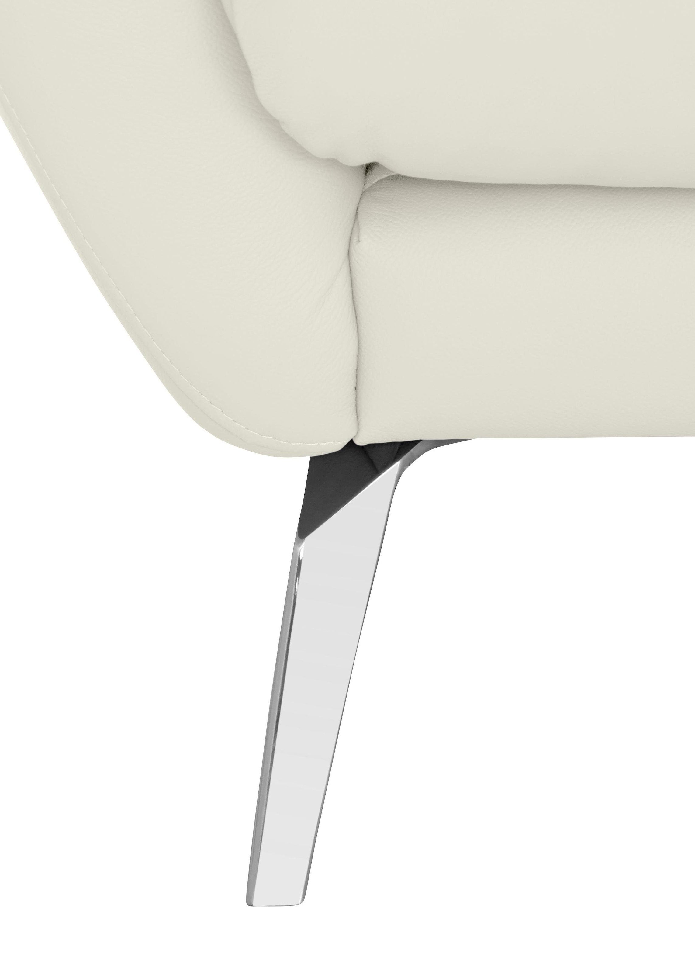 W.SCHILLIG Big-Sofa »softy«, mit dekorativer Heftung im Sitz, Füße Chrom glänzend