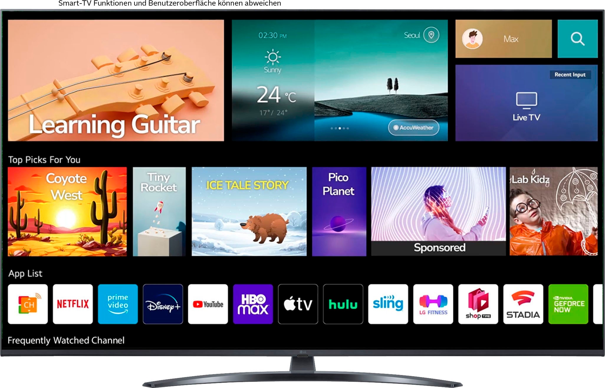 LG LCD-LED Fernseher »65UQ81009LB«, 4K Ultra HD, Smart-TV