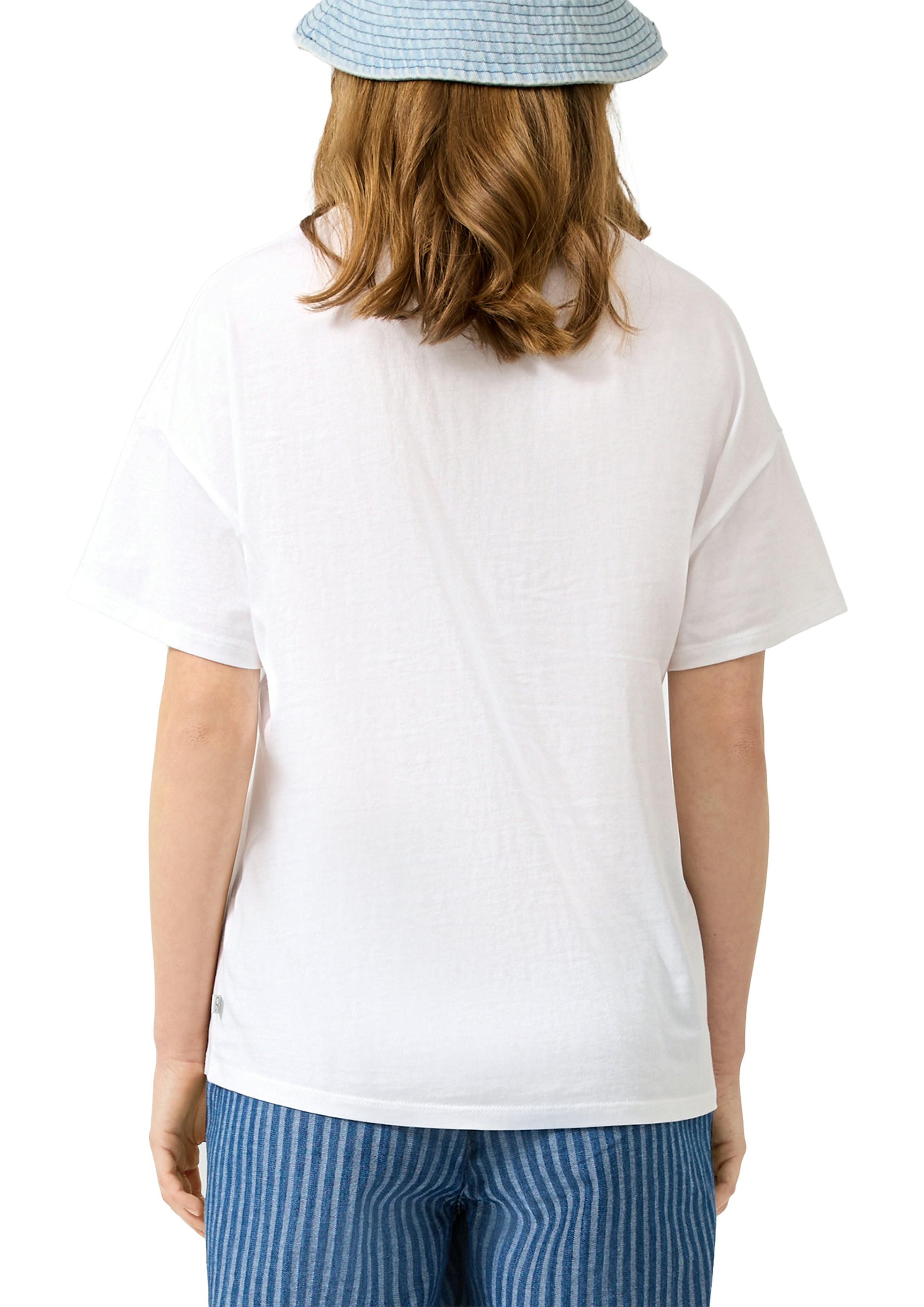 QS Kurzarmshirt Sommershirt mit Druck