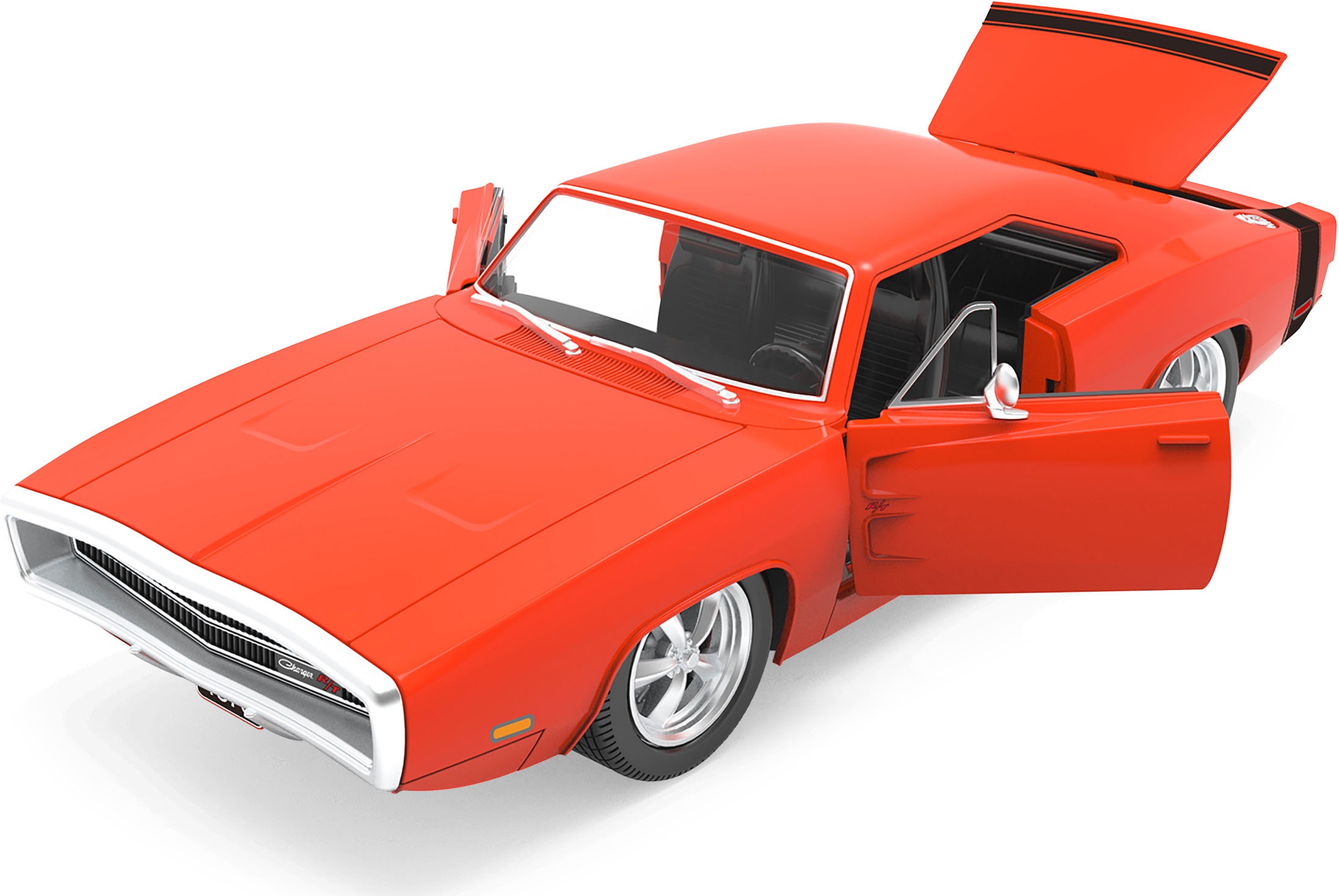 Jamara RC-Auto »Dodge Charger R/T 1970, 1:16, rot, 2,4GHz«, mit Licht und Sound