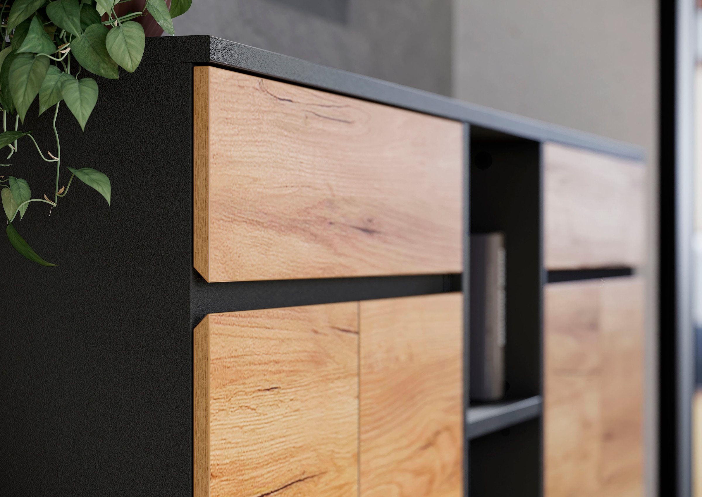 GERMANIA Aktenschrank »GW-Lissabon Aktenschrank«, mit verstellbaren Einlegeböden und grifflosem Design