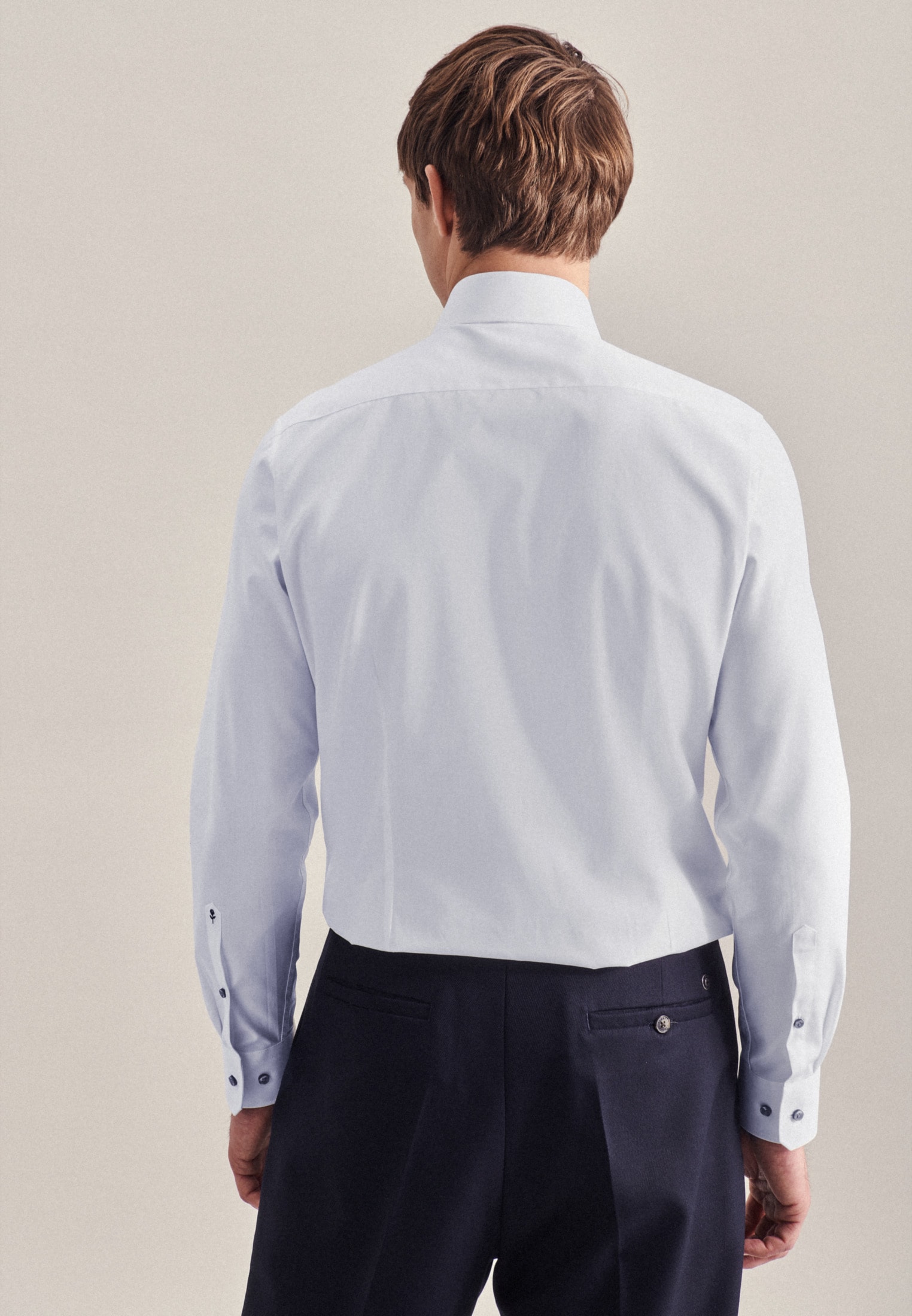 seidensticker Businesshemd »Schwarze Rose« Slim 1/1 Kentkragen