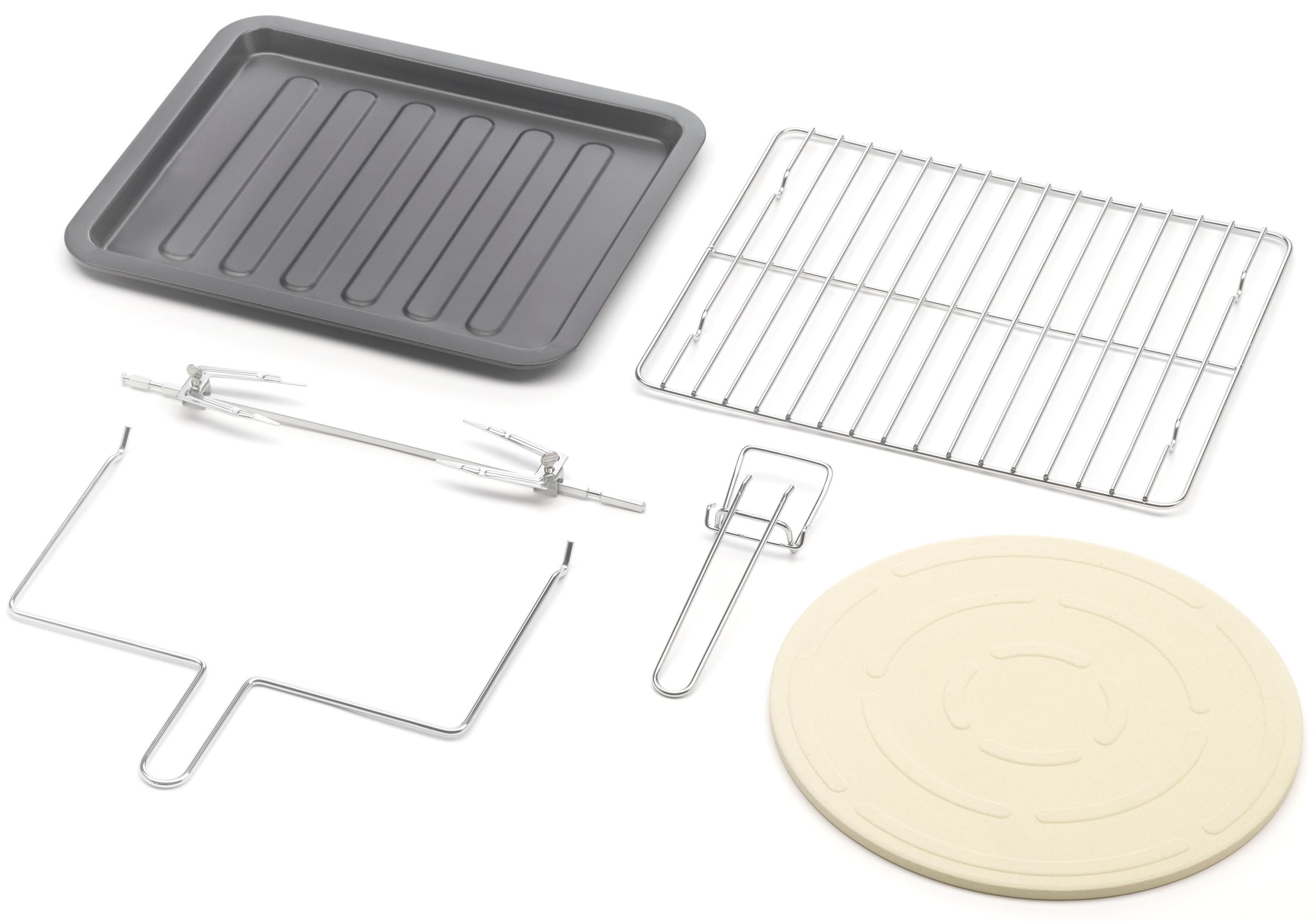 Caso Minibackofen »TO 26 SilverStyle« mit rotierendem Drehspieß