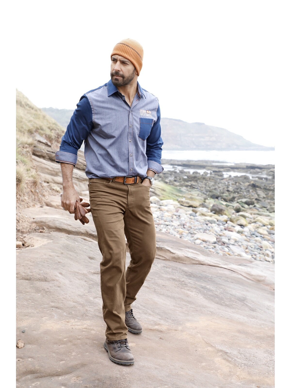 Jan Vanderstorm 5-Pocket-Hose »Tiefbundhose BALDER«
