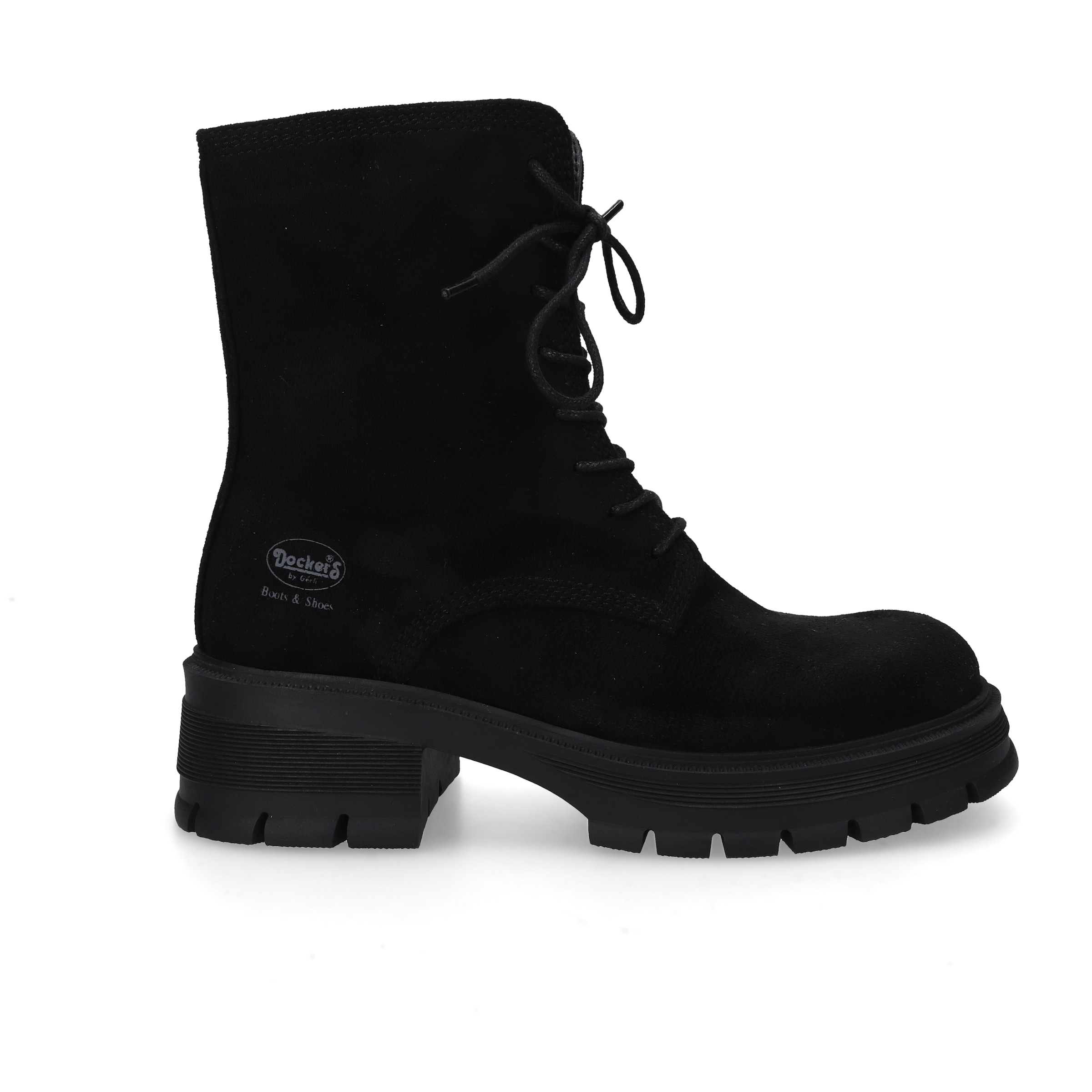 Dockers by Gerli Schnürboots  Biker Boots mit Reißverschluss