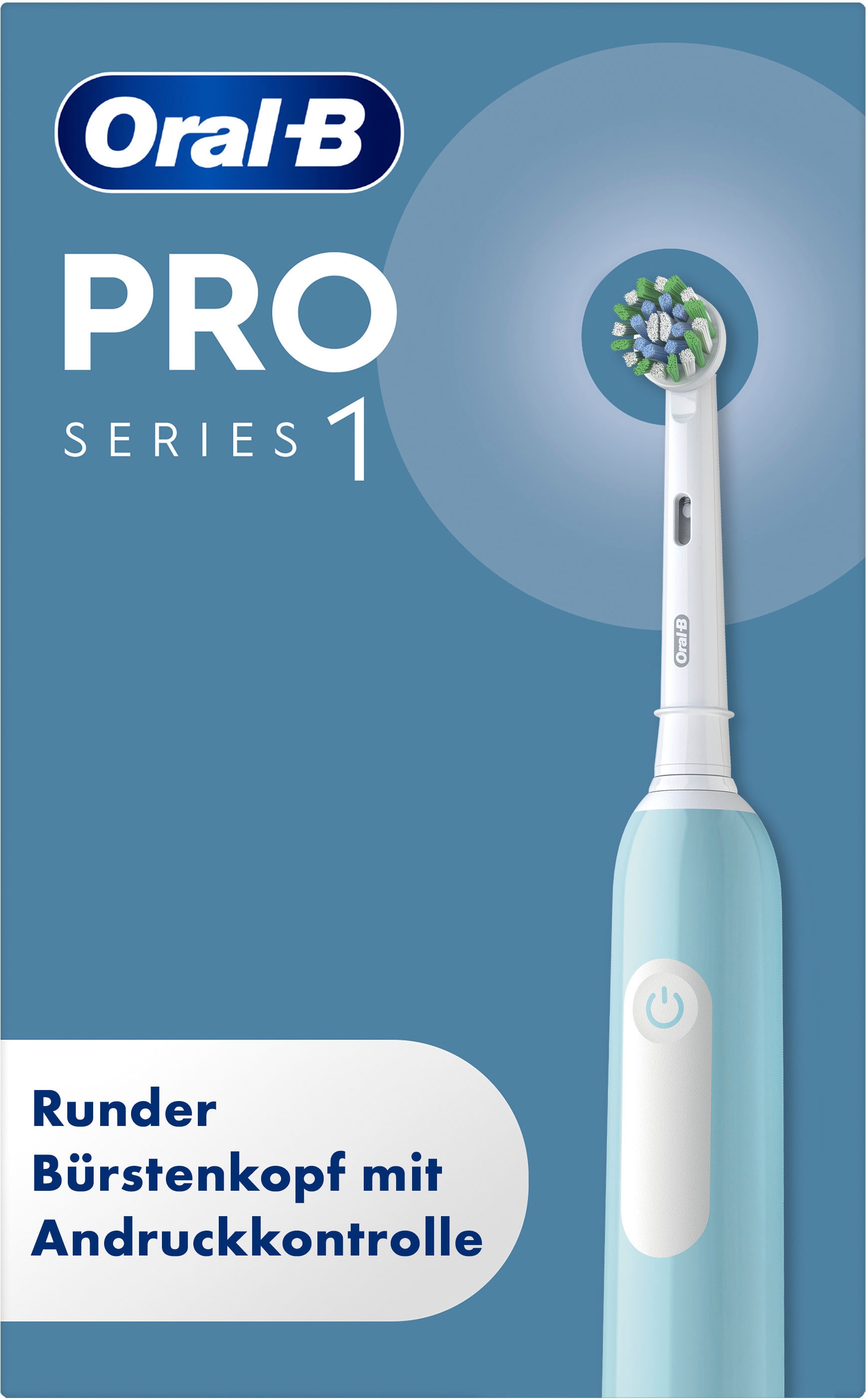 Oral-B Elektrische Zahnbürste »PRO Series 1« 1 Stk. Aufsteckbürsten Drucksensor