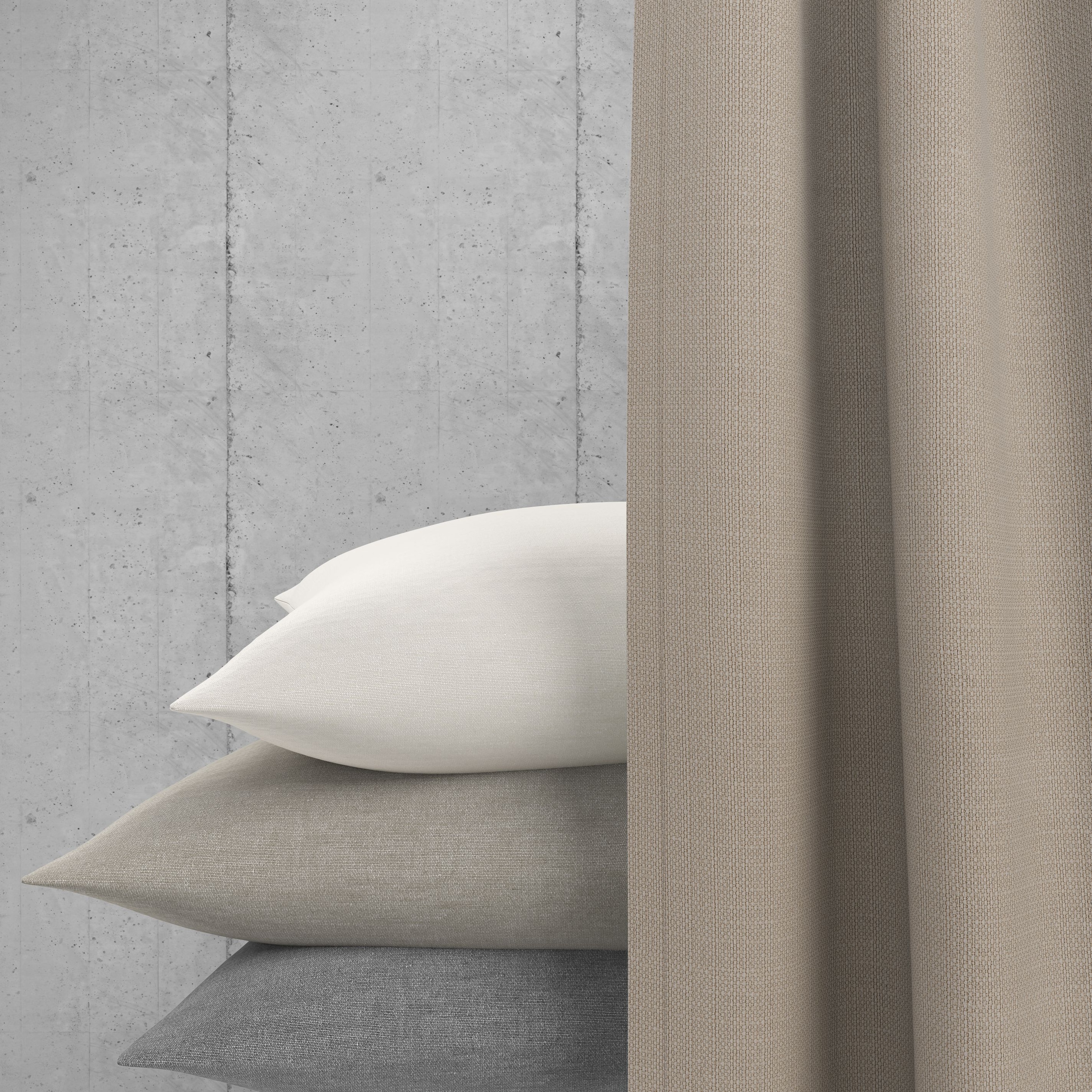 Neutex for you! Vorhang »Linessa«, (1 St.), HxB: 245x137, Schal mit verdeckten Schlaufen
